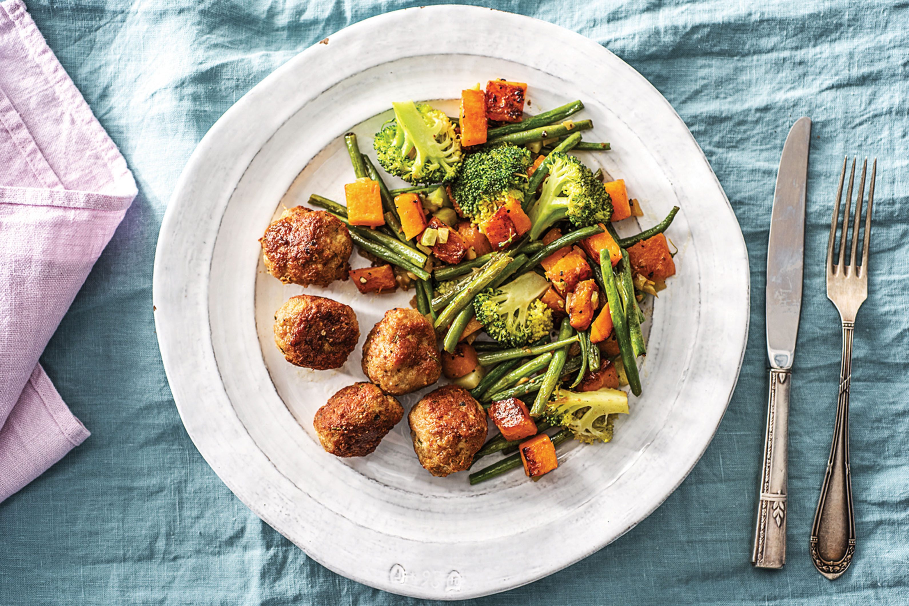 Mini Parmesan Pork Meatballs