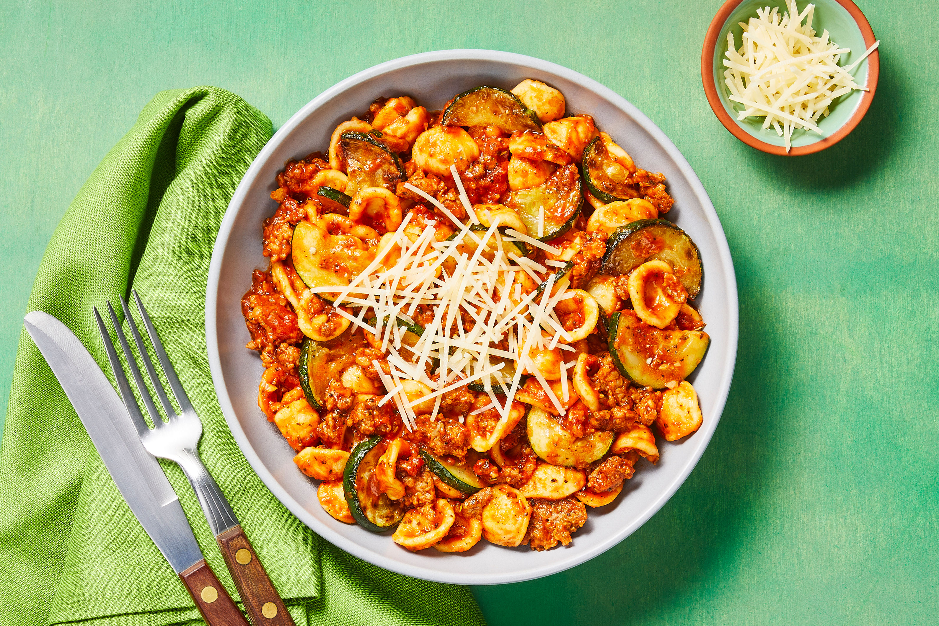 Pork Sausage Orecchiette Bolognese