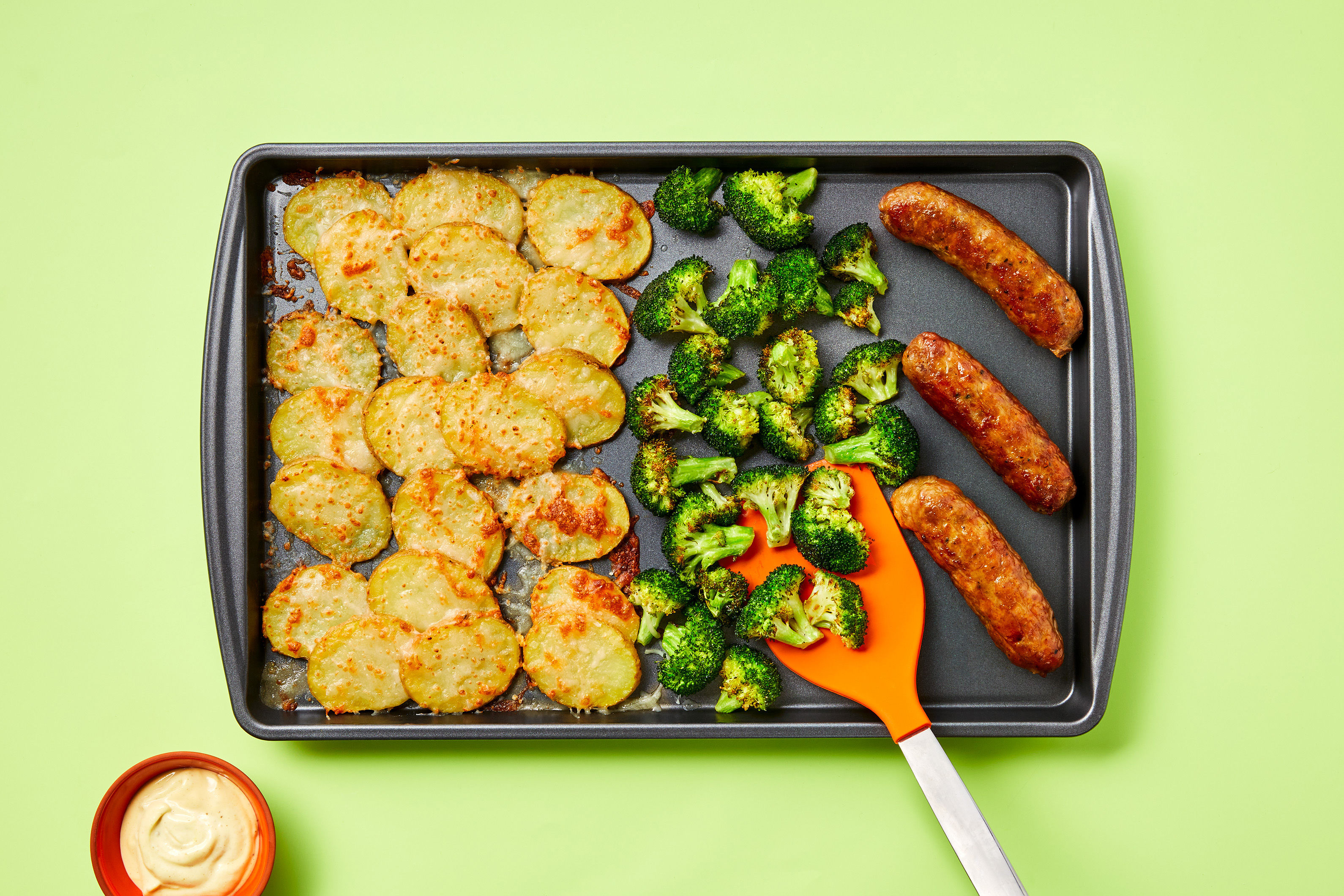 Pork Sausage & Shingled Potatoes