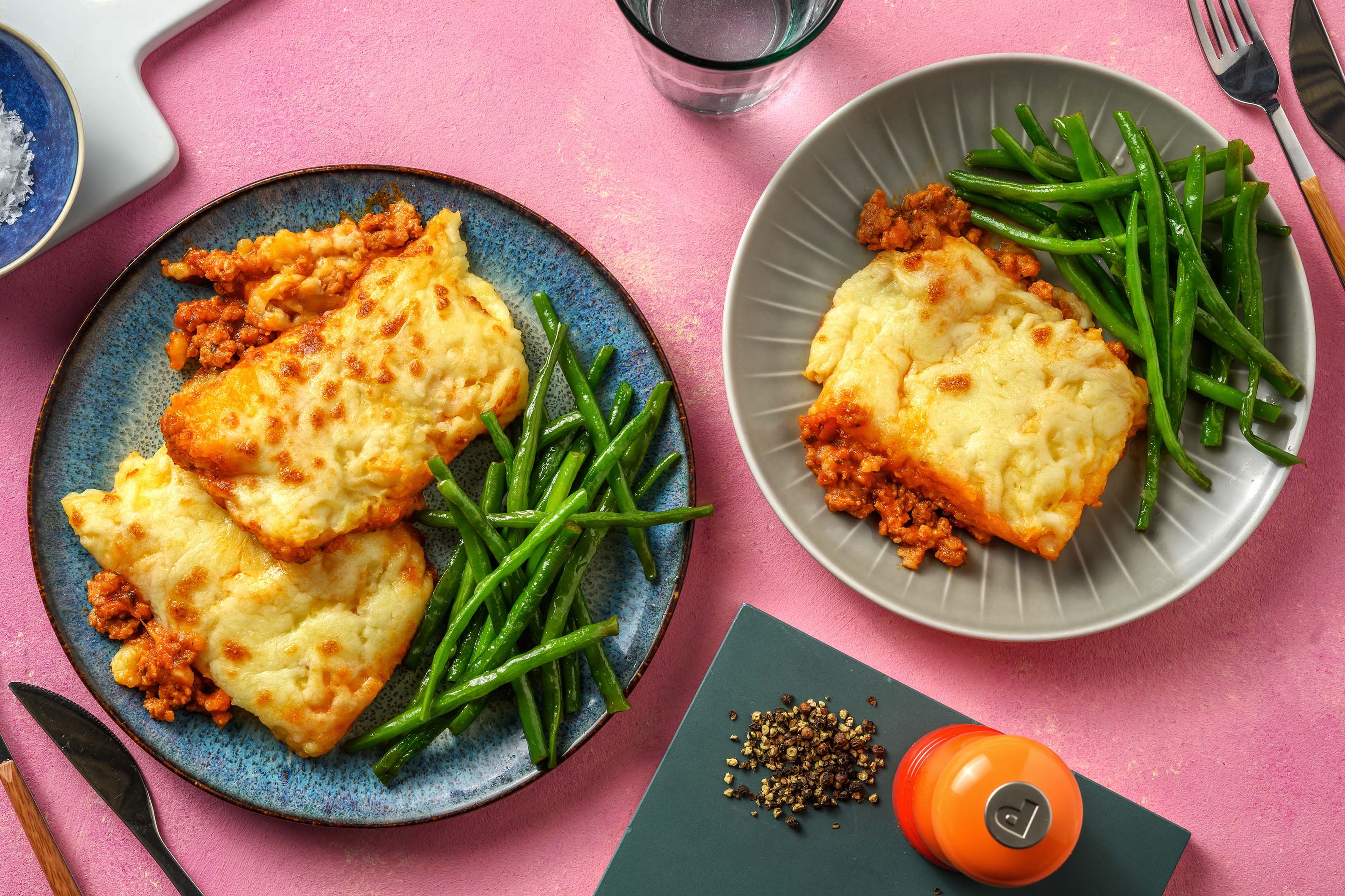 Pork and Cheesy Mash Pie