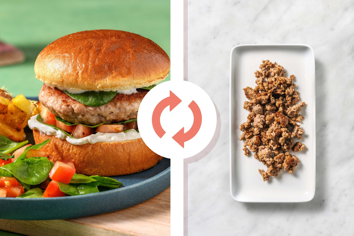 Turkey Souvlaki-Inspired Burgers