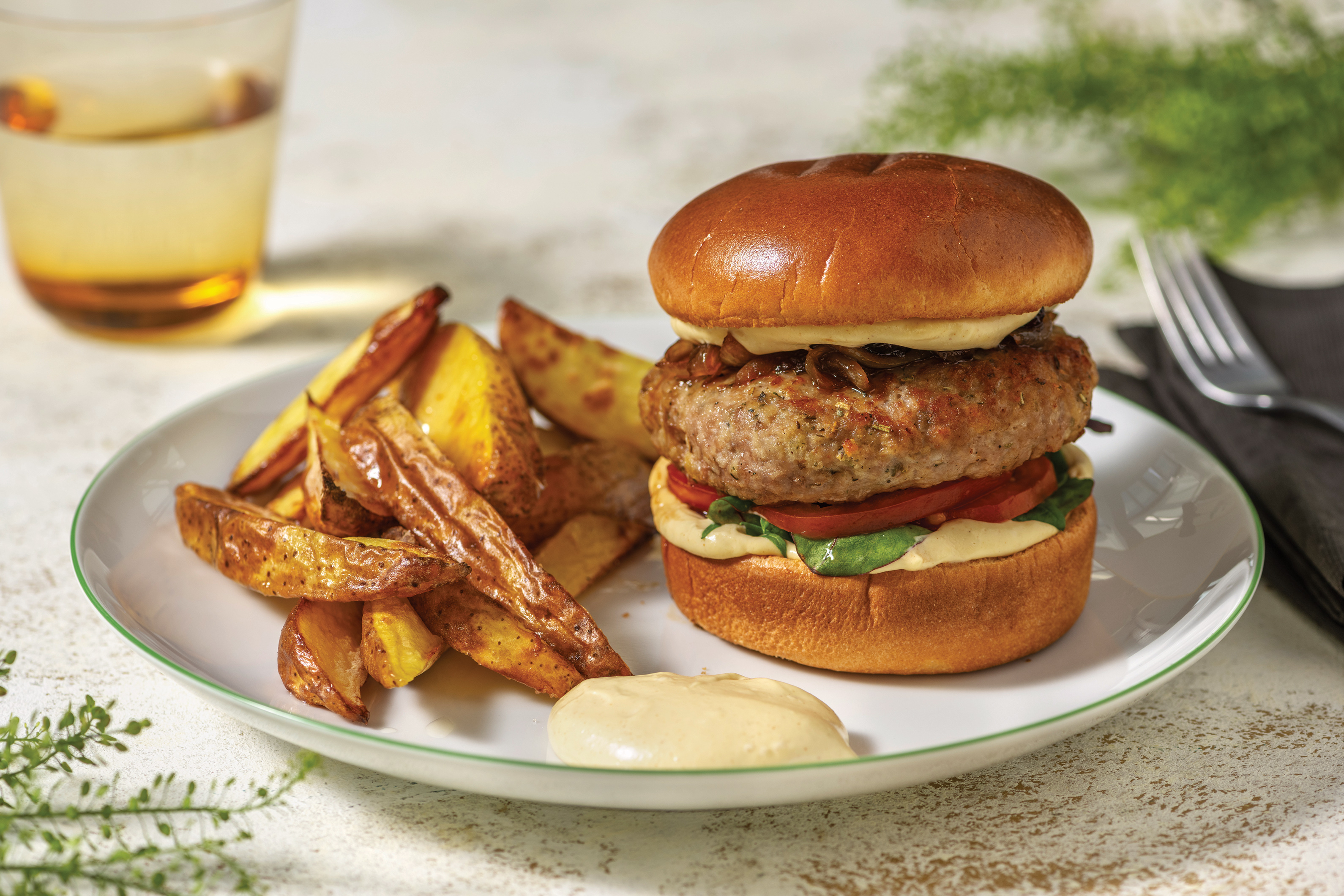 Pork Stuffing Burger