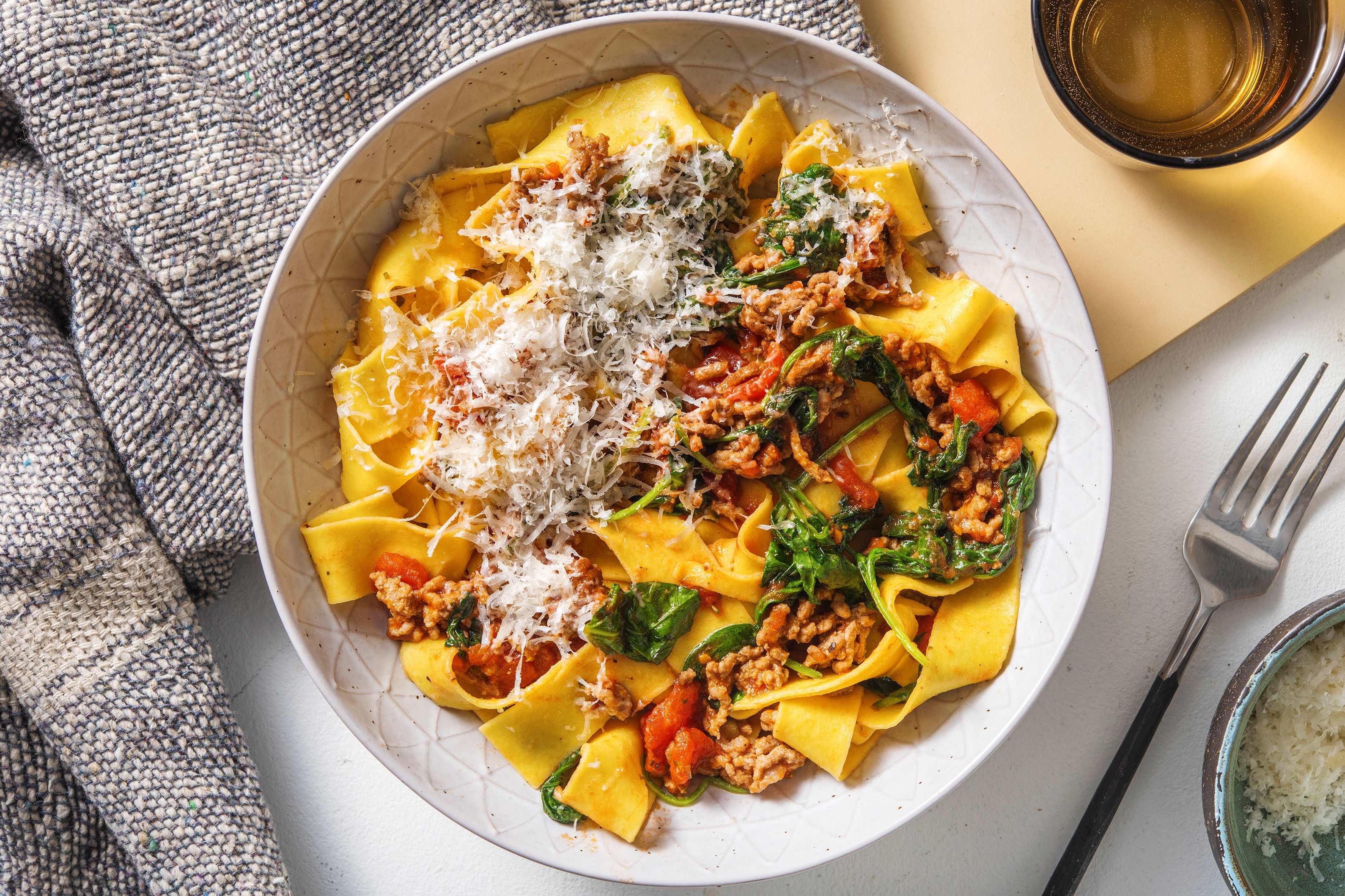 WEEK 43 CHOPPED TOMS Porky Pappardelle