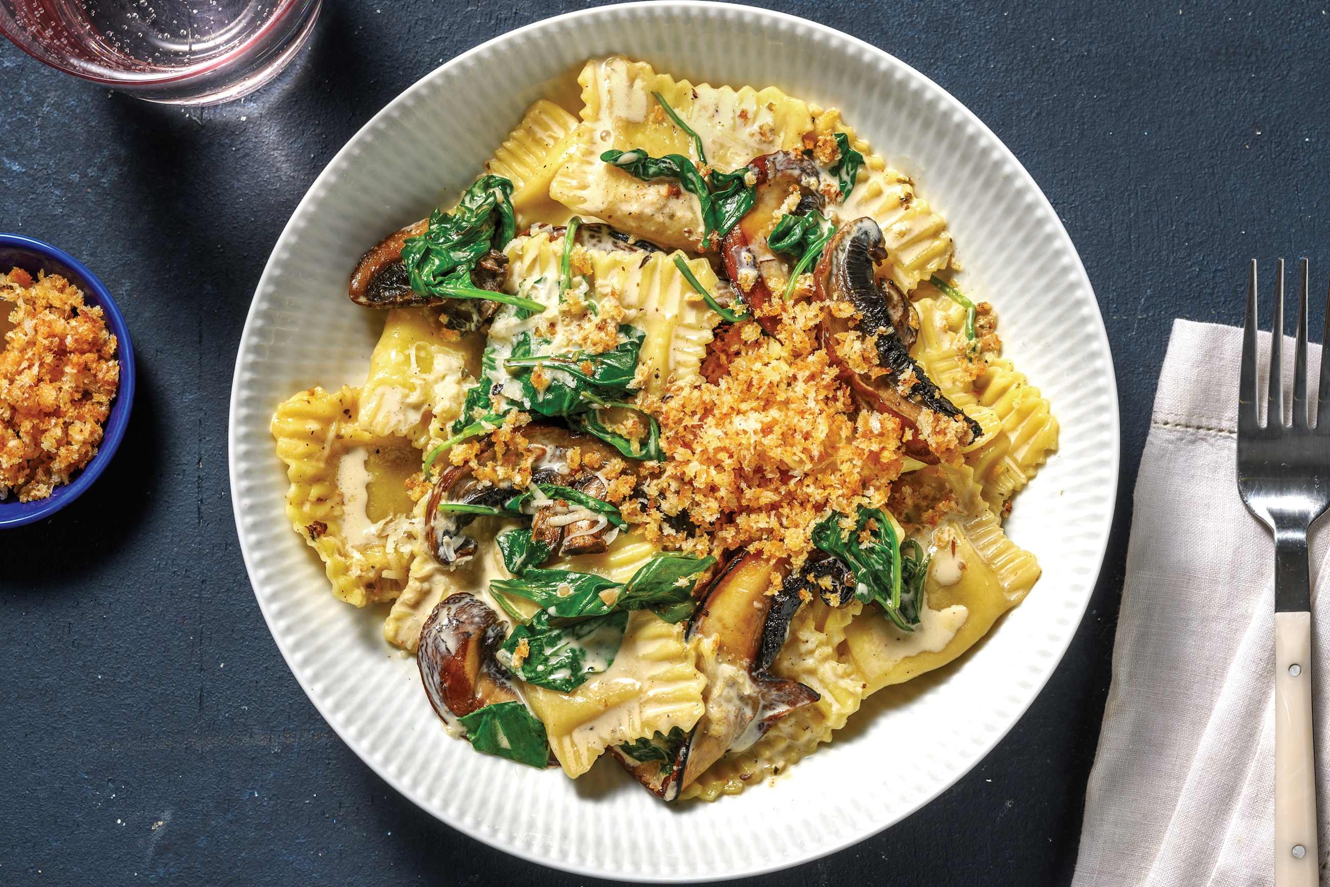 Portabello Mushroom Ravioli