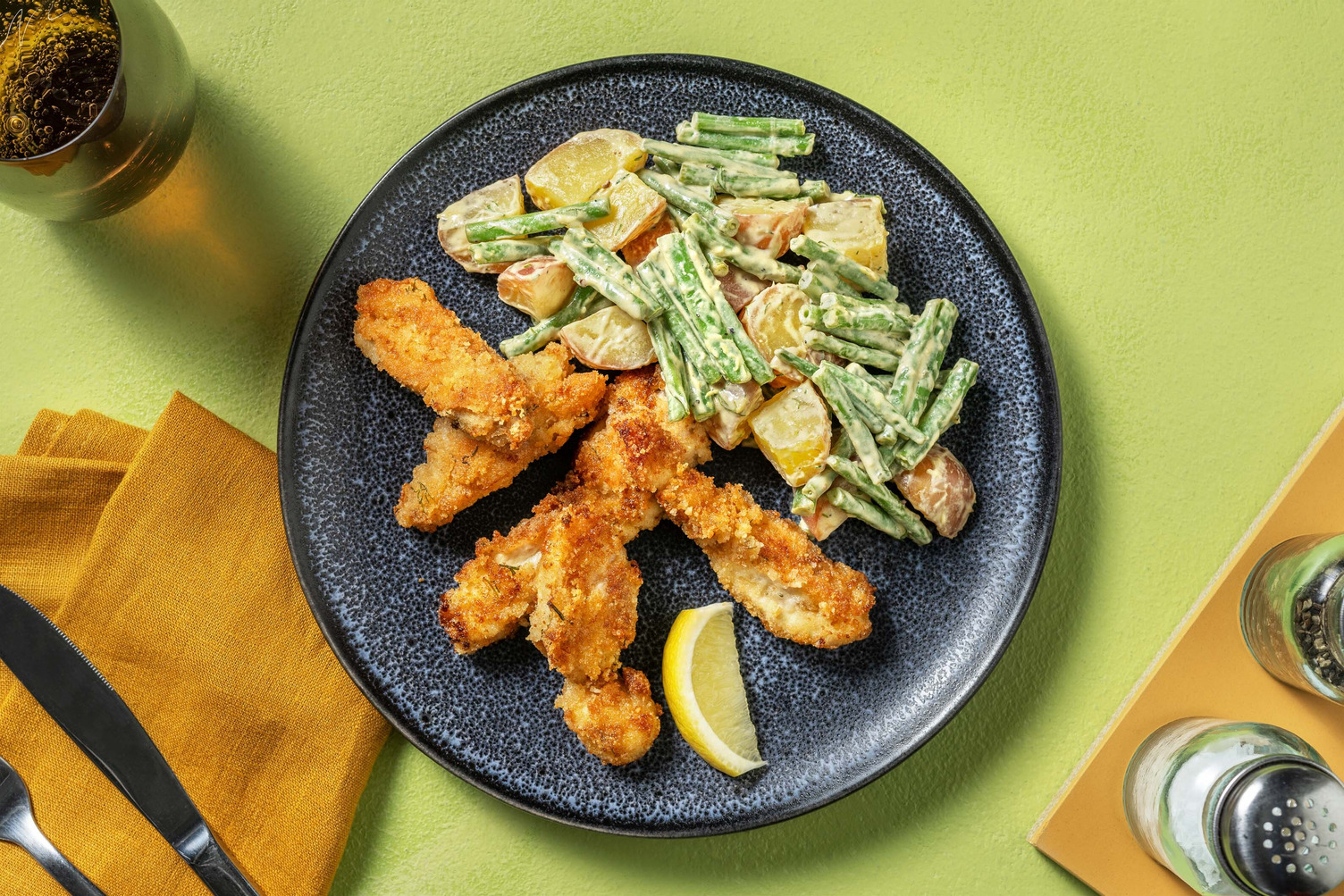 Dilly Crumbed Chicken Thighs