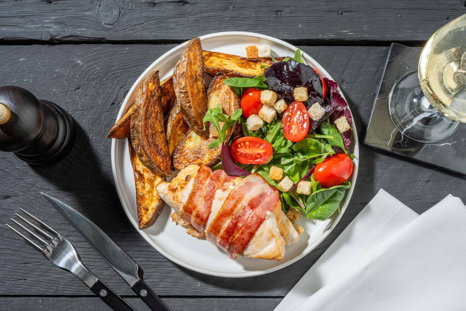 Bacon-Wrapped Chicken Stuffed with Pesto and Cheese