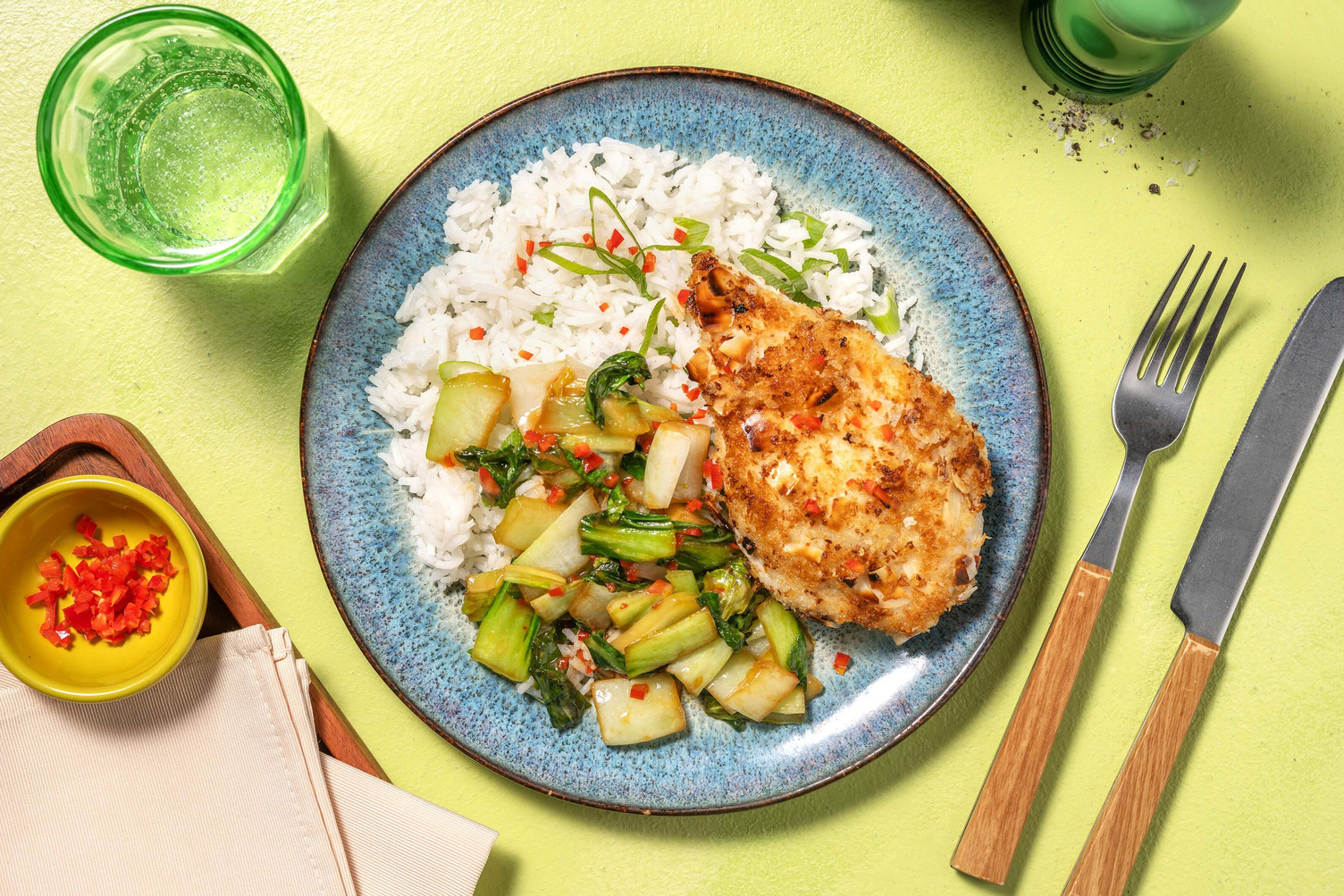Poulet aux amandes à la chinoise
