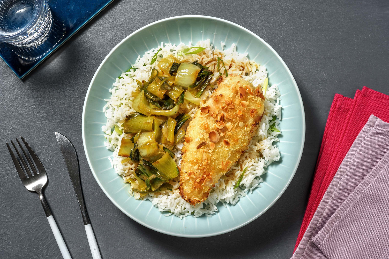 Poulet aux amandes façon asiatique