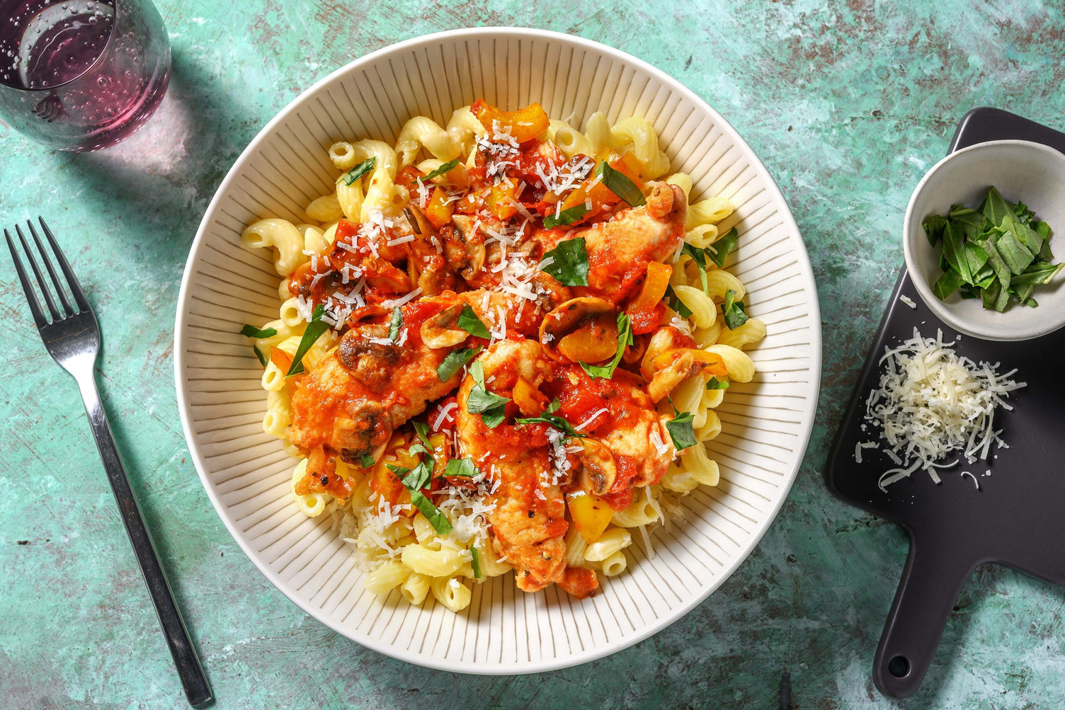 Poulet cacciatore maison