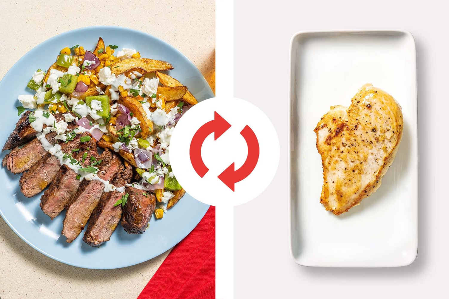 Chicken & Mexican Street Corn-Inspired Potato Wedges