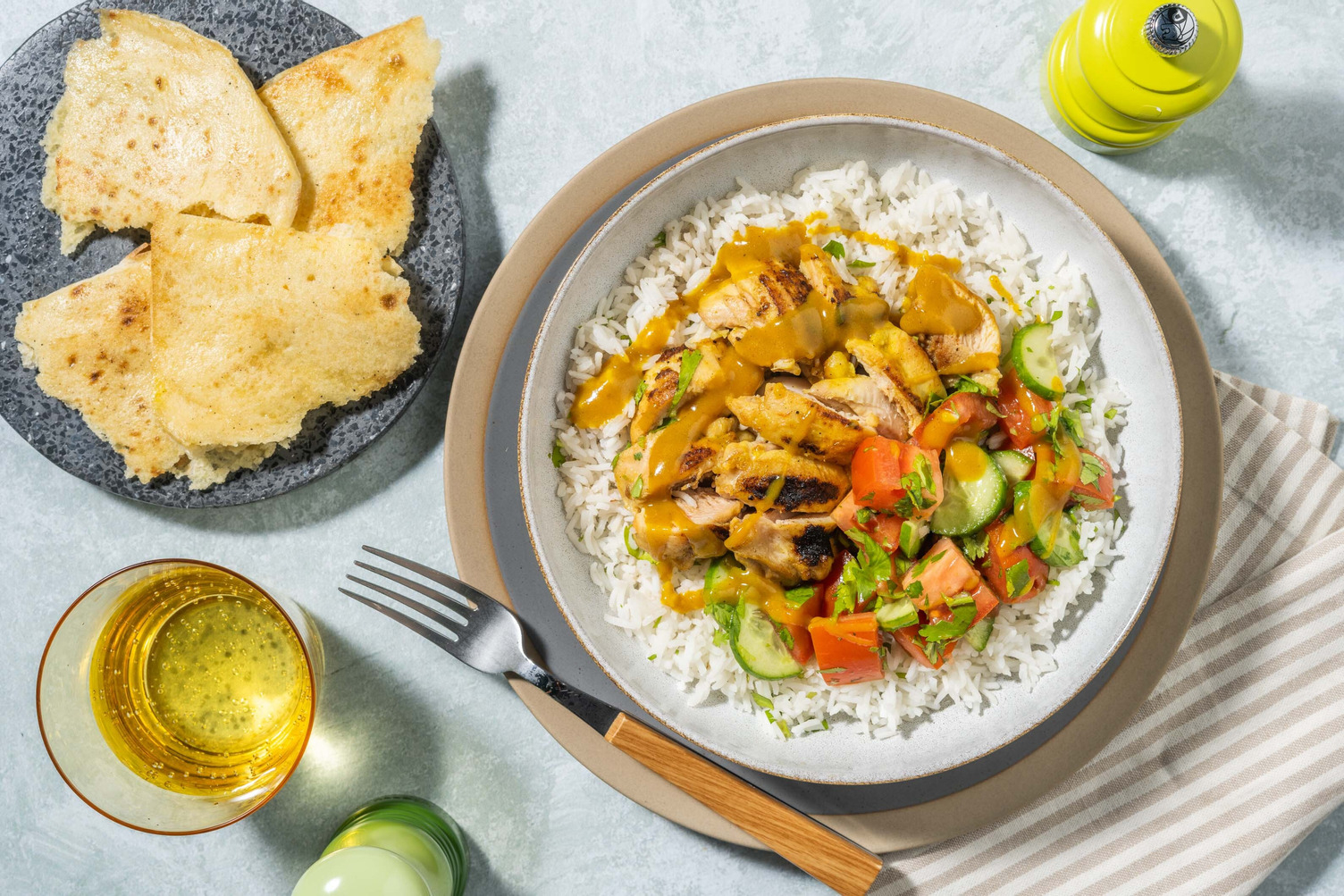 Poulet grillé style tandoori