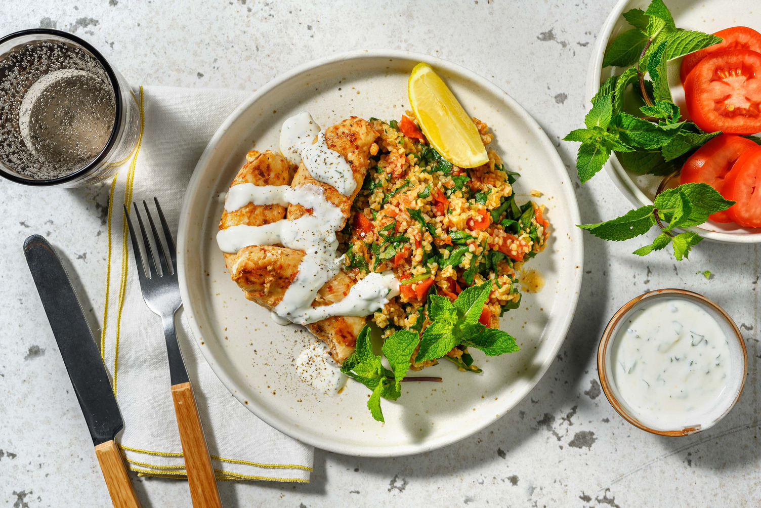 Poulet rôti au harissa