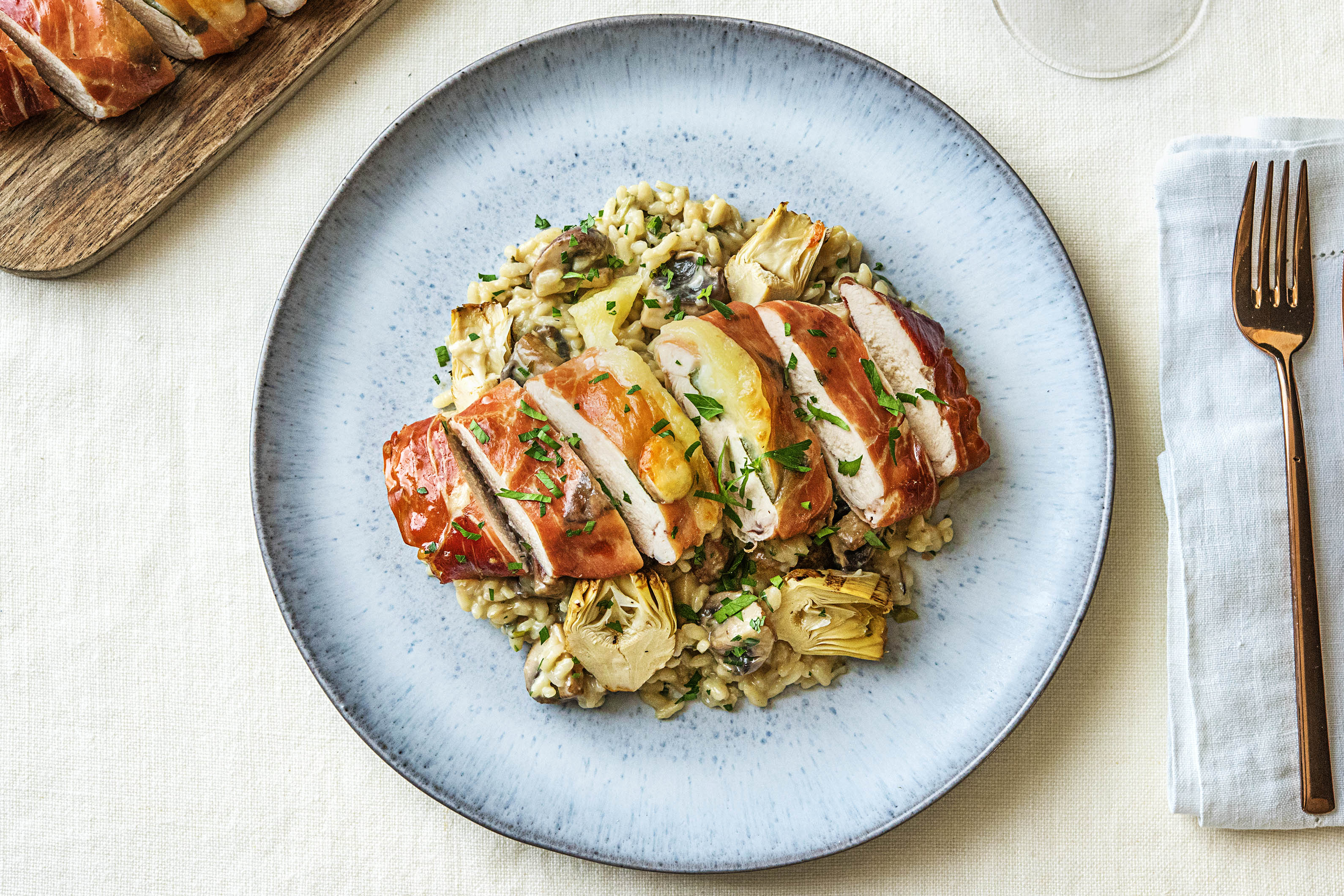 Poulet-Saltimbocca
