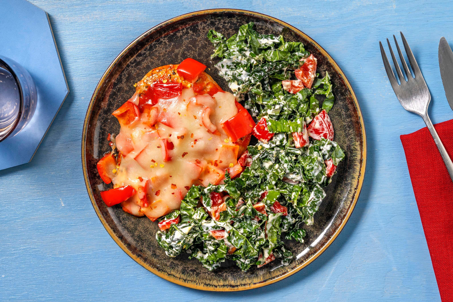 Carb Smart Pizza-Style Chicken