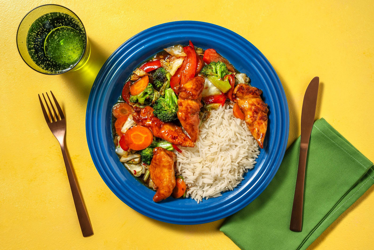 Poulet teriyaki au chili