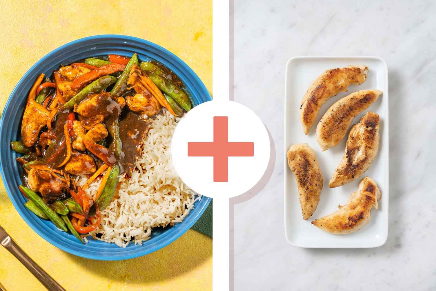 Poulet teriyaki double au chili