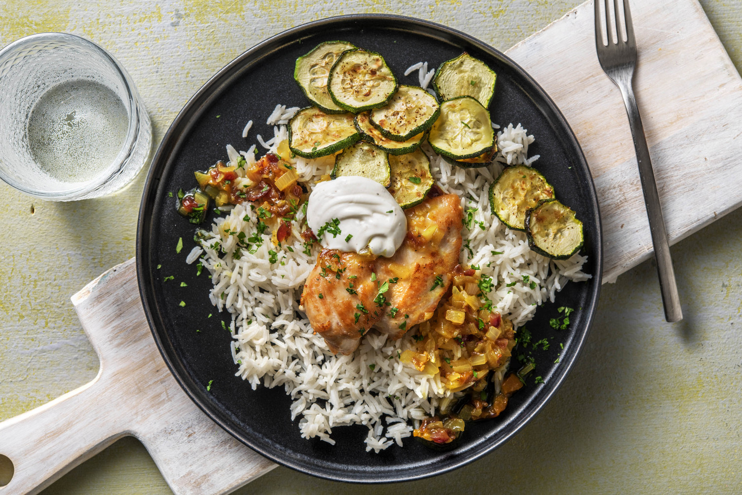 Pouletbrust in fruchtiger Cranberrysauce