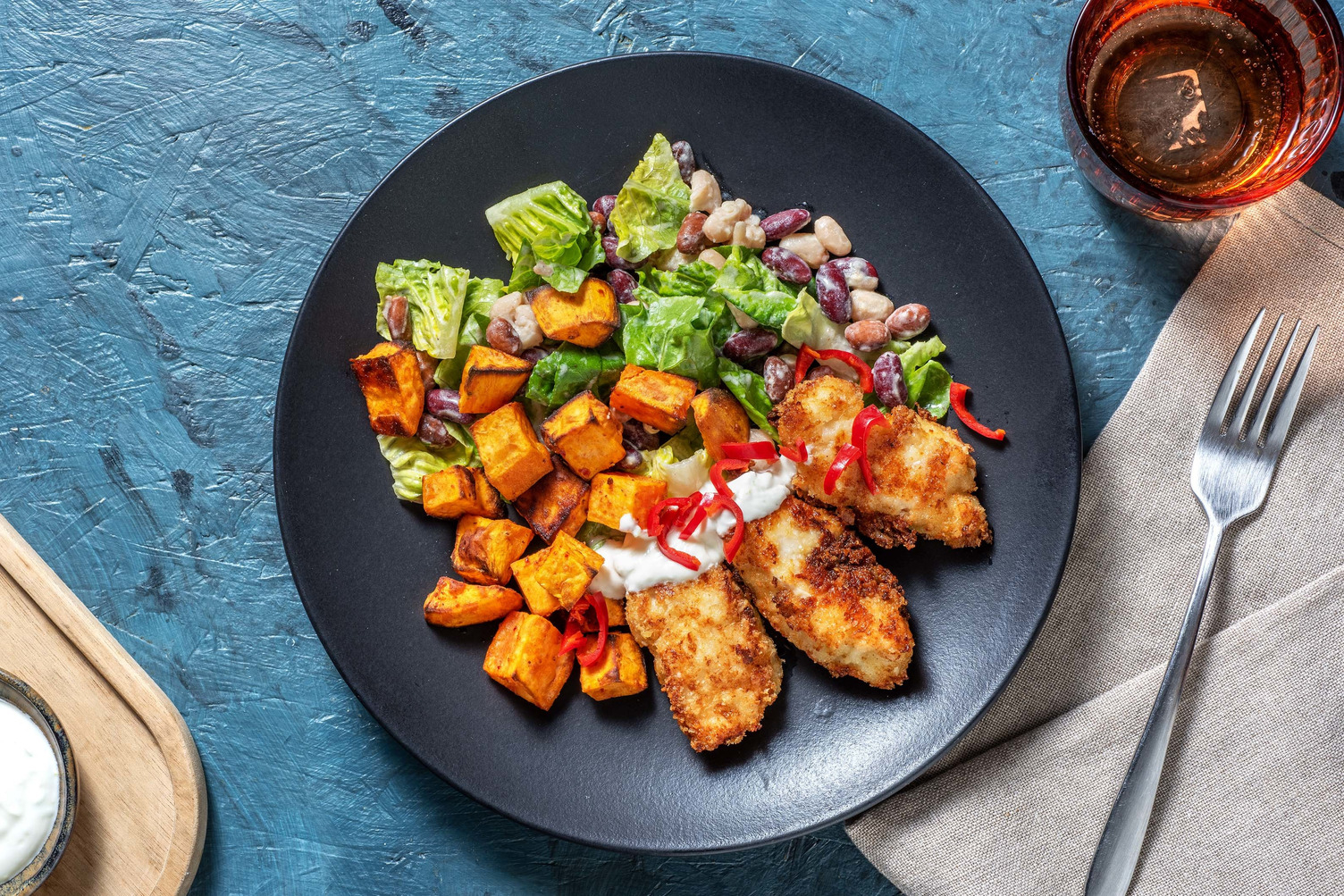 Pouletbrust  mit Parmesankruste