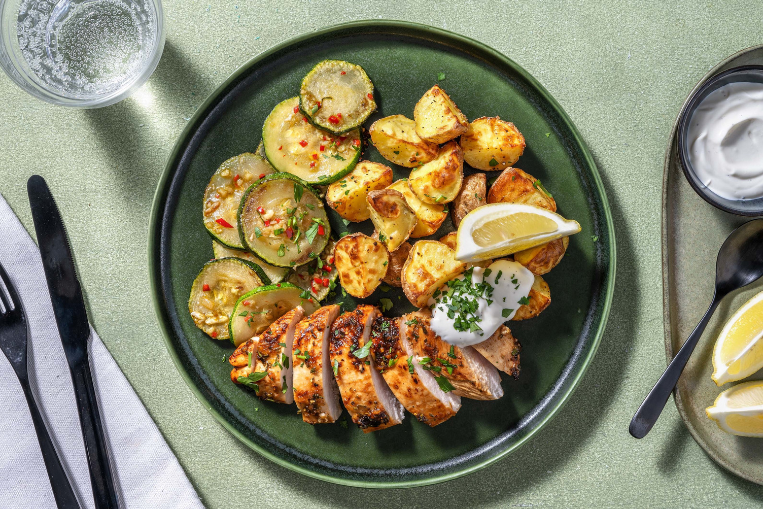 Pouletfilet in Honig-Zitronen-Marinade