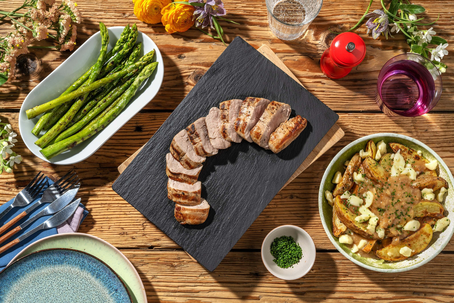 Poutine au porc grillé de la Saint-Jean