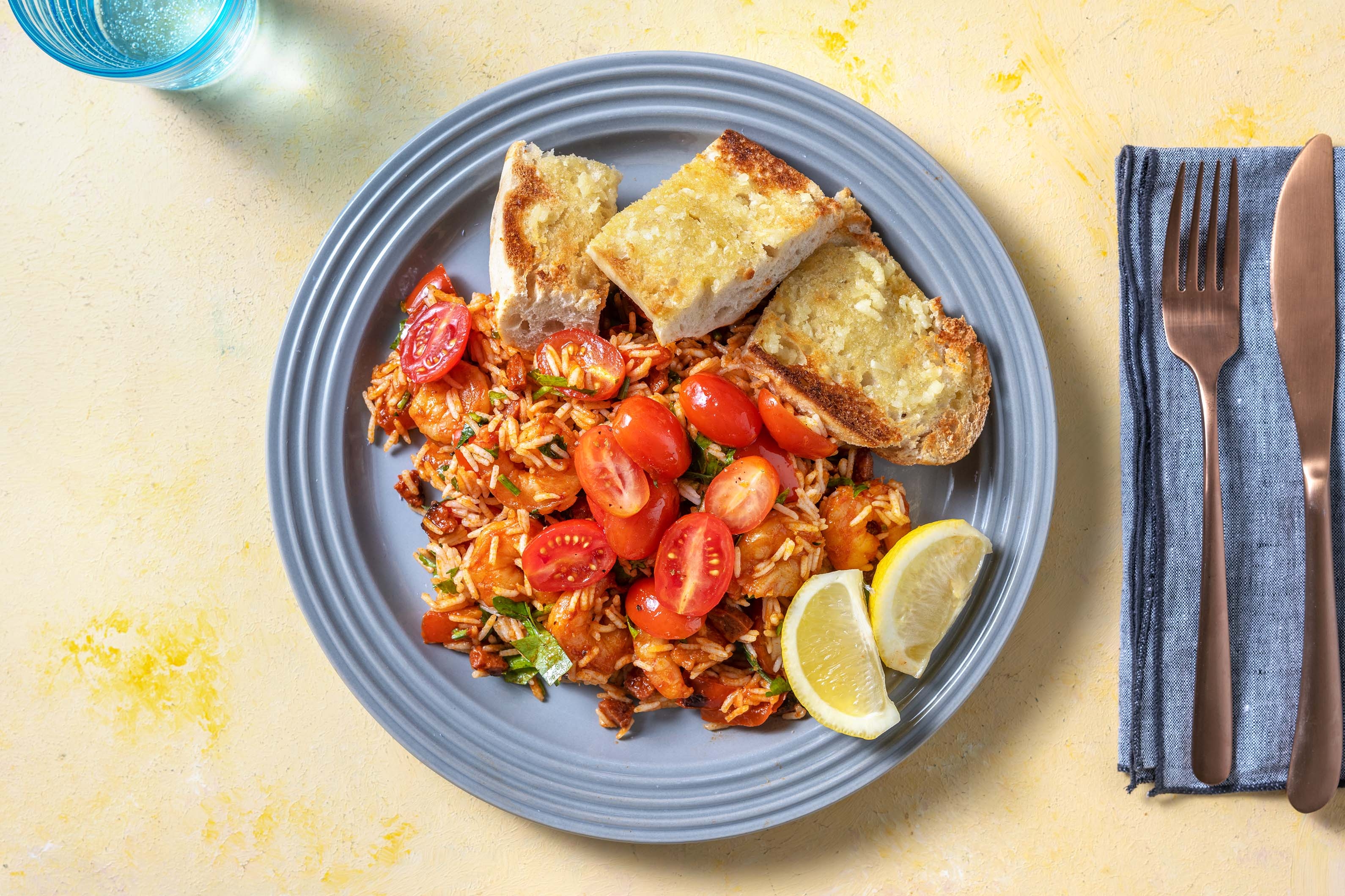 King Prawn and Chorizo Spanish Rice