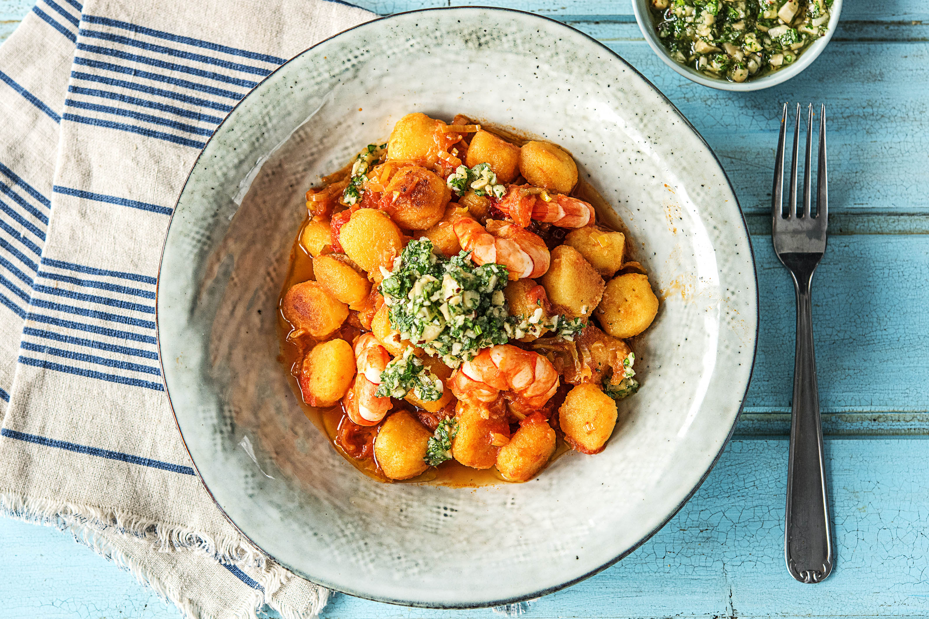 Prawn and Tomato Gnocchi