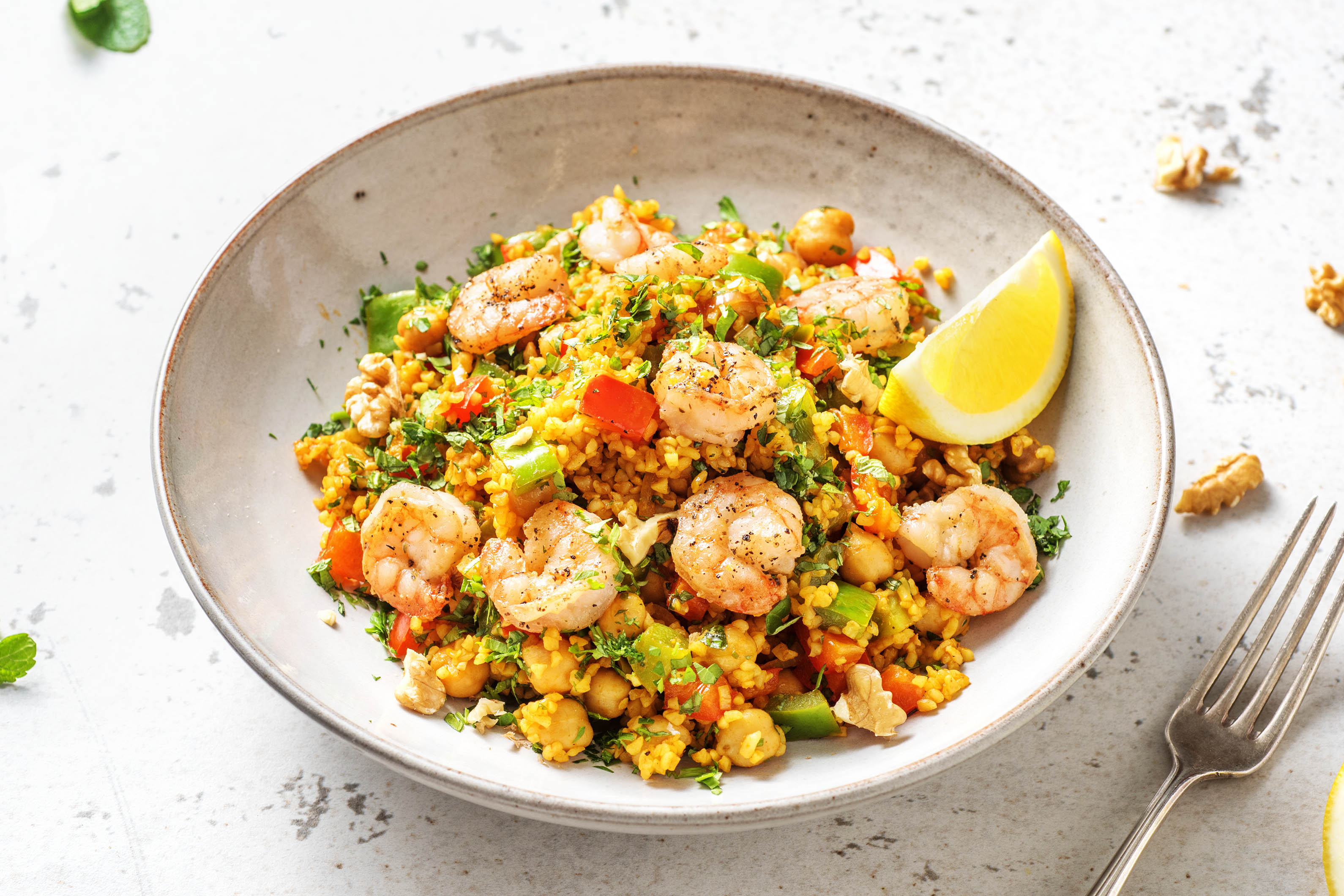 Prawn Chickpea Jumble