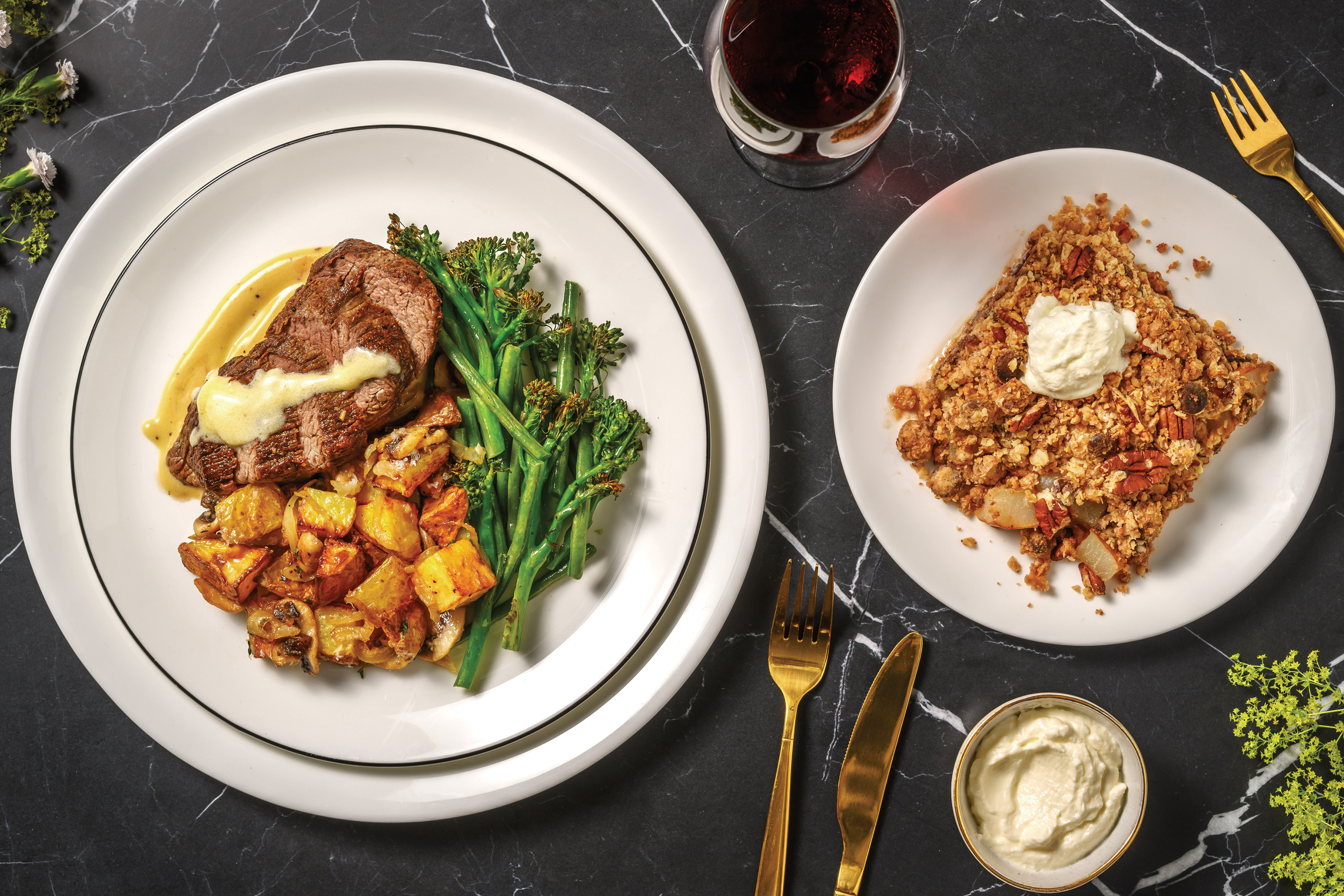 Premium Fillet Steak & Creamy Truffle Sauce for Dinner