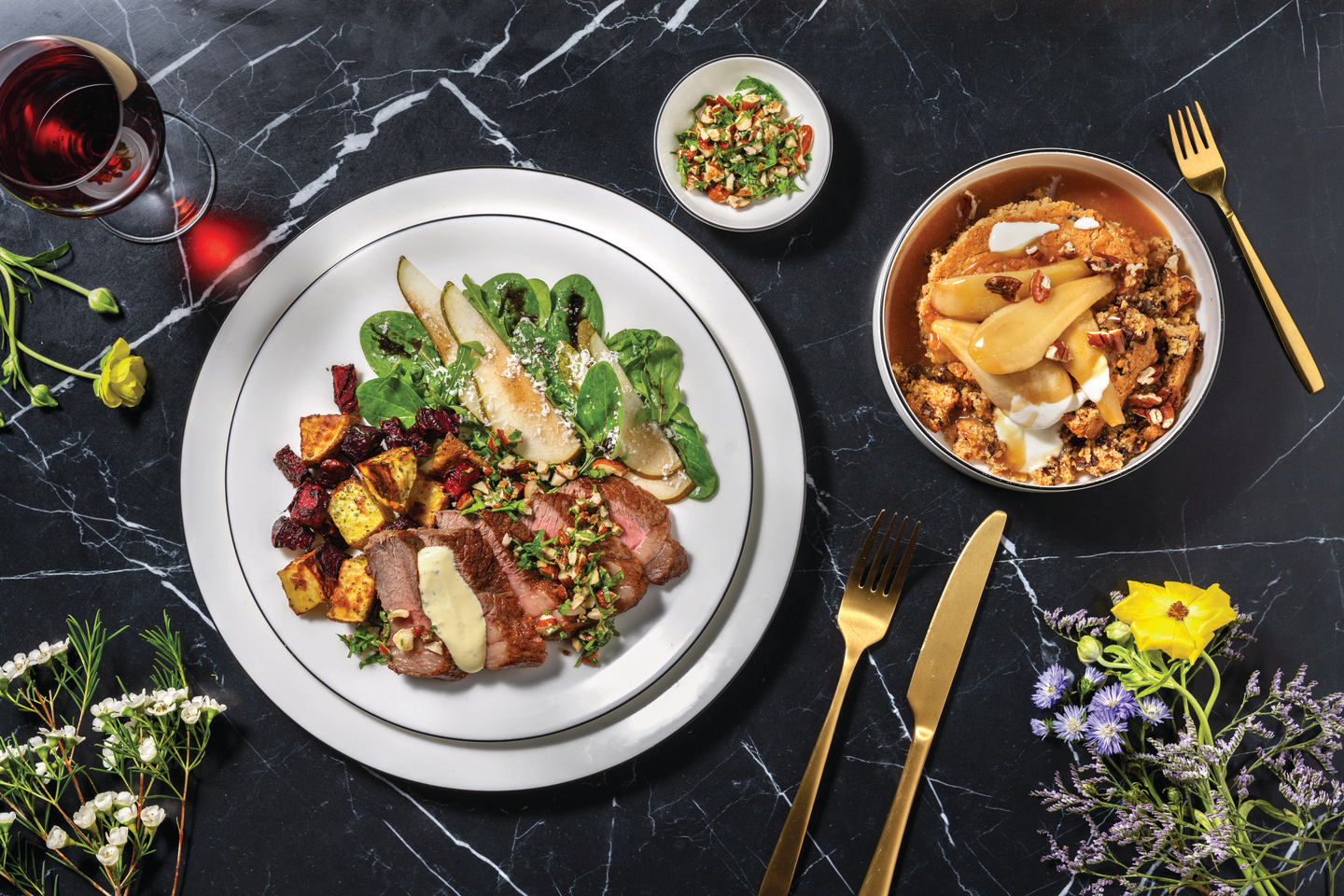 Premium Roast Sirloin & Béarnaise Sauce for Dinner