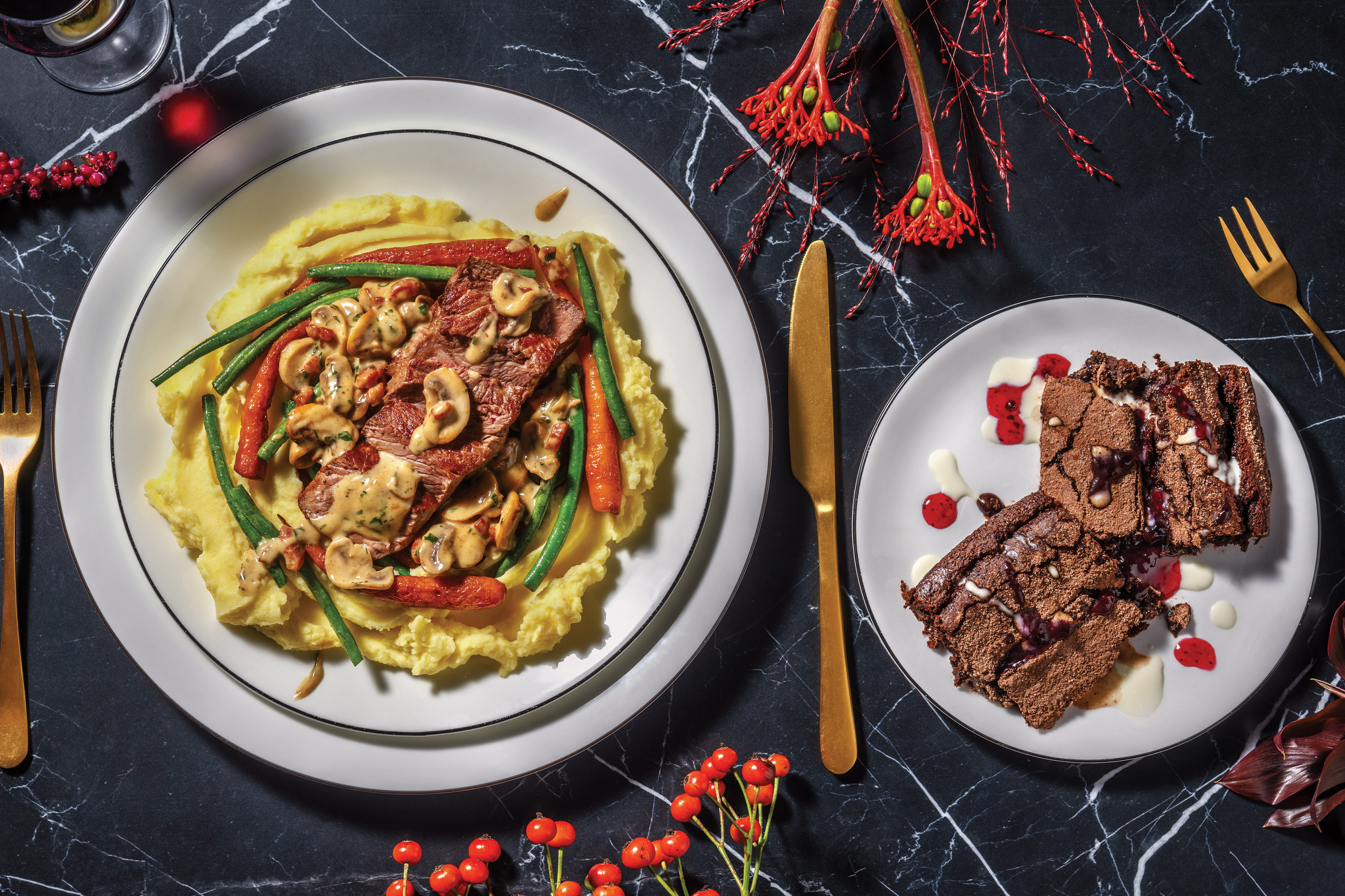 Premium Sirloin Tip & Creamy Mash for Dinner