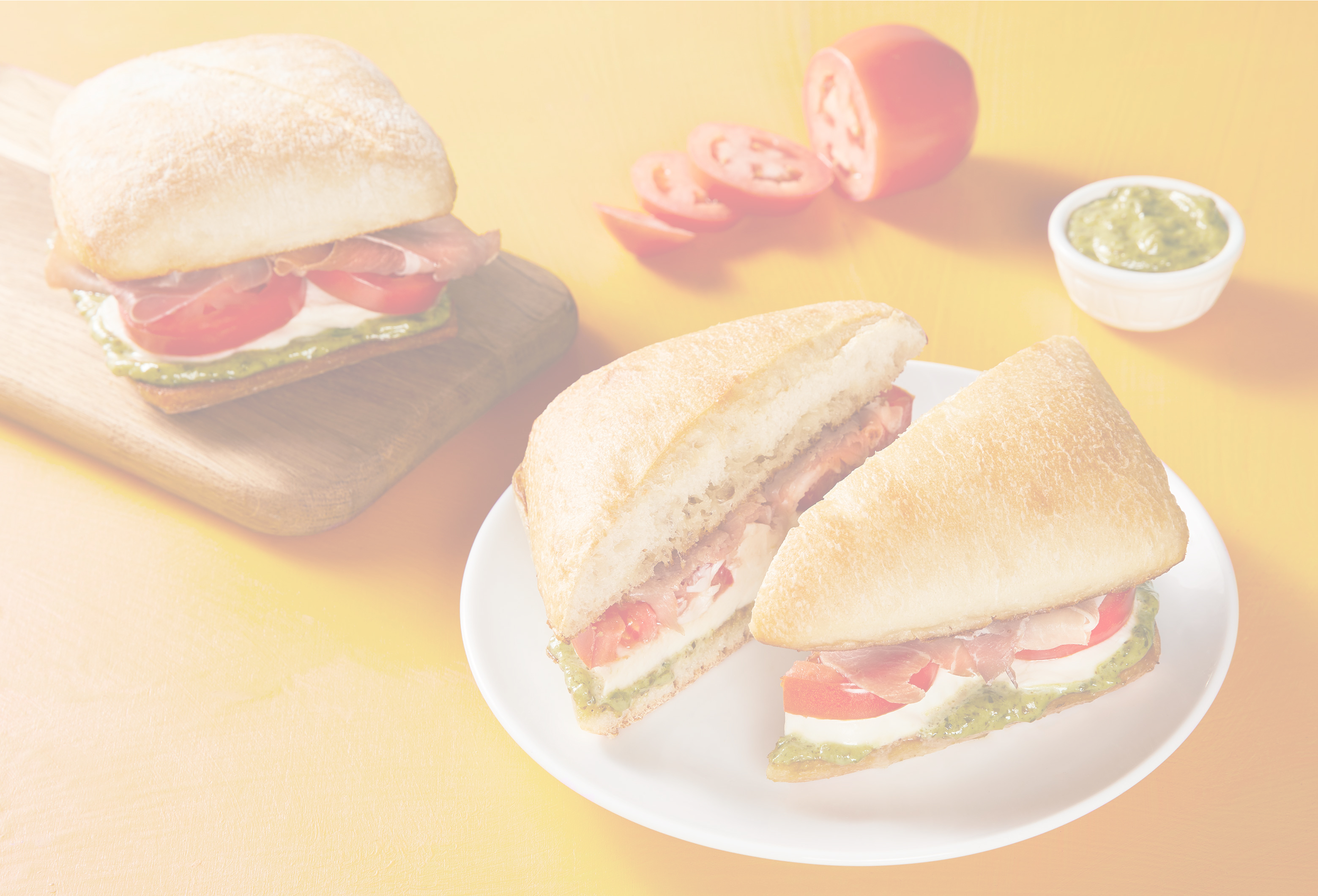 Prosciutto Caprese Sandwiches