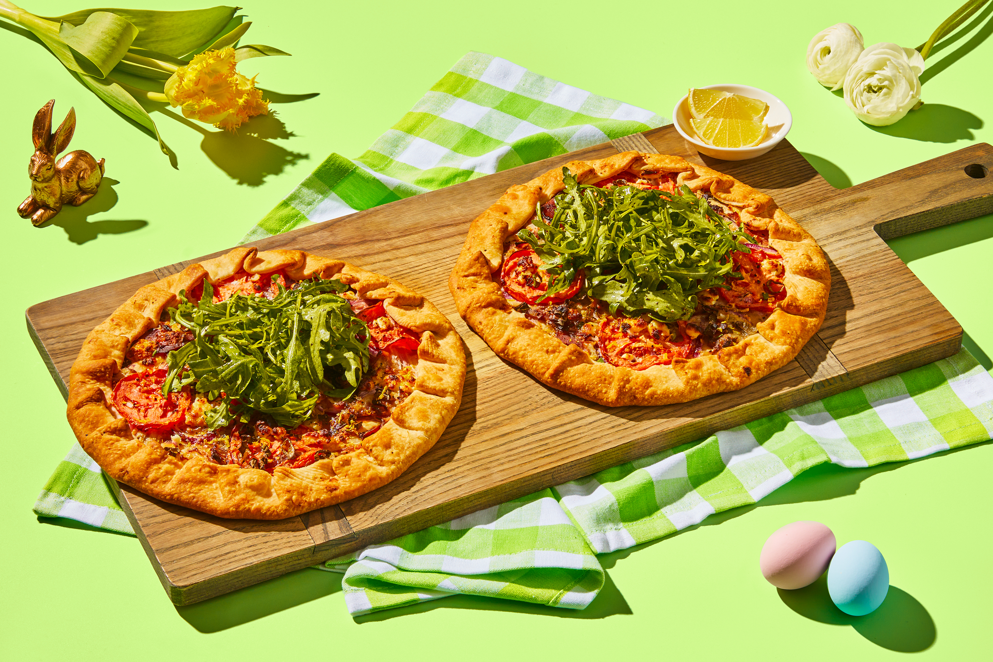 Prosciutto & Goat Cheese Galettes