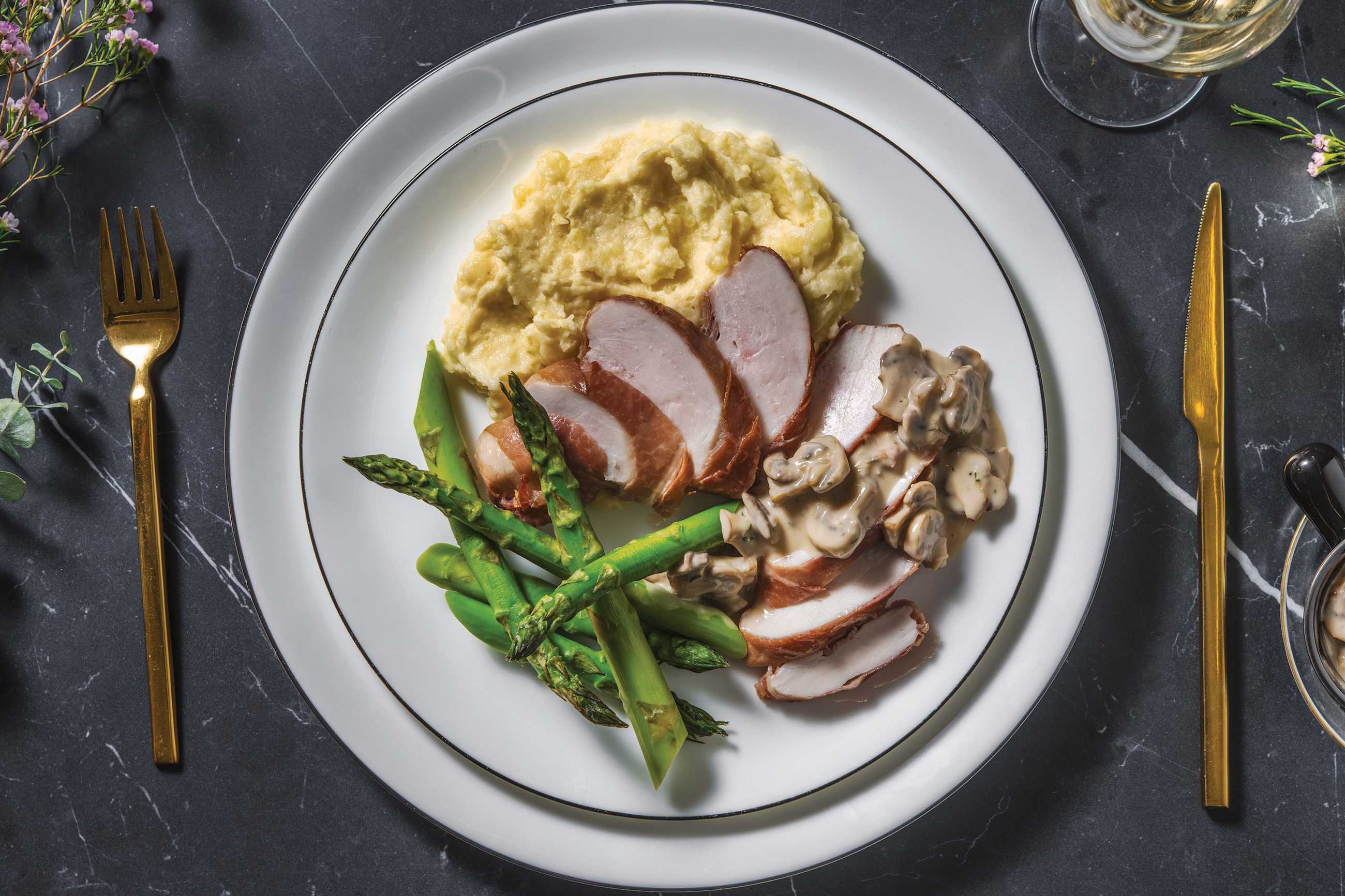 Prosciutto Roasted Chicken Breast