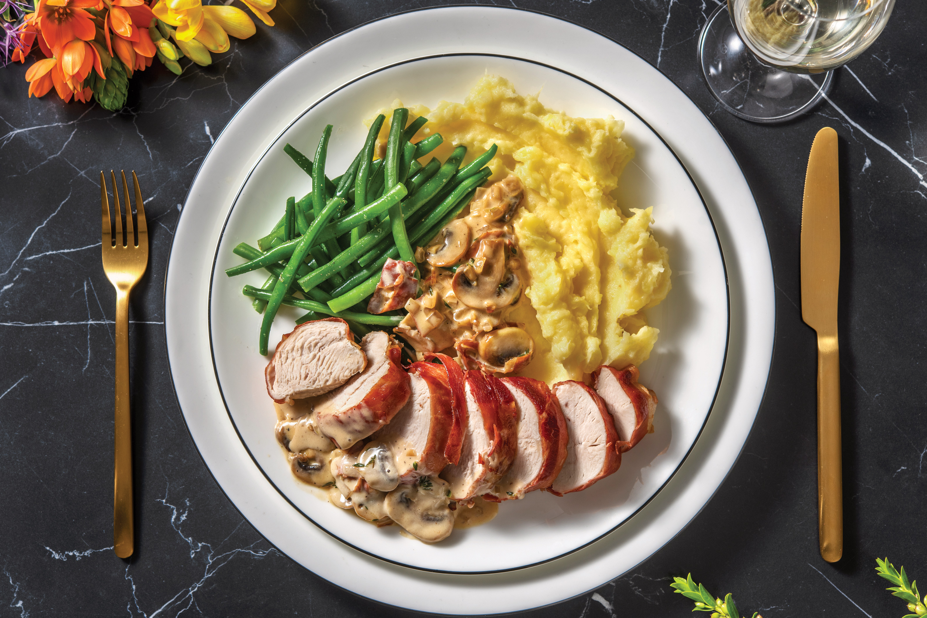 Prosciutto Roasted Chicken Breast