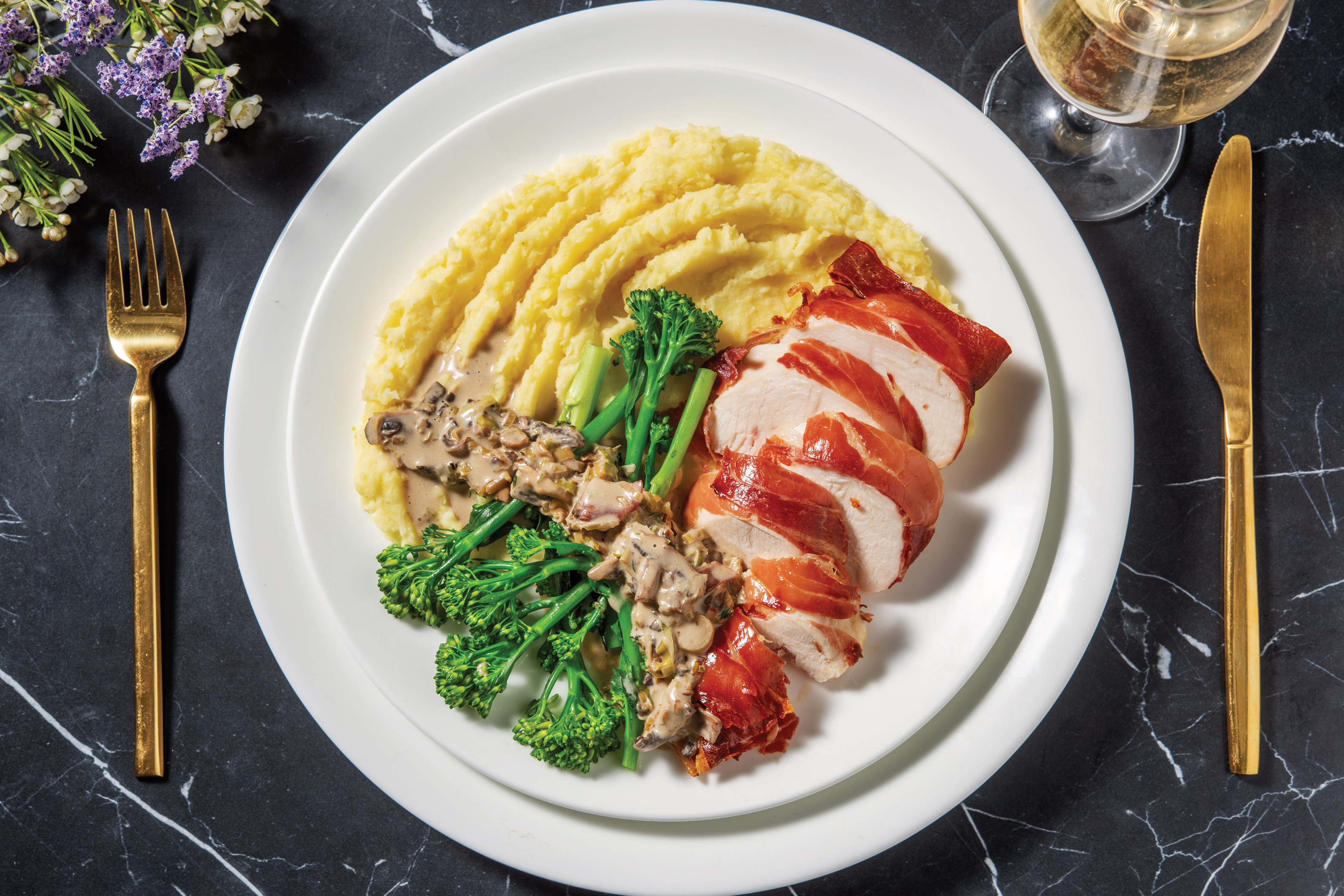 Prosciutto Roasted Chicken Breast