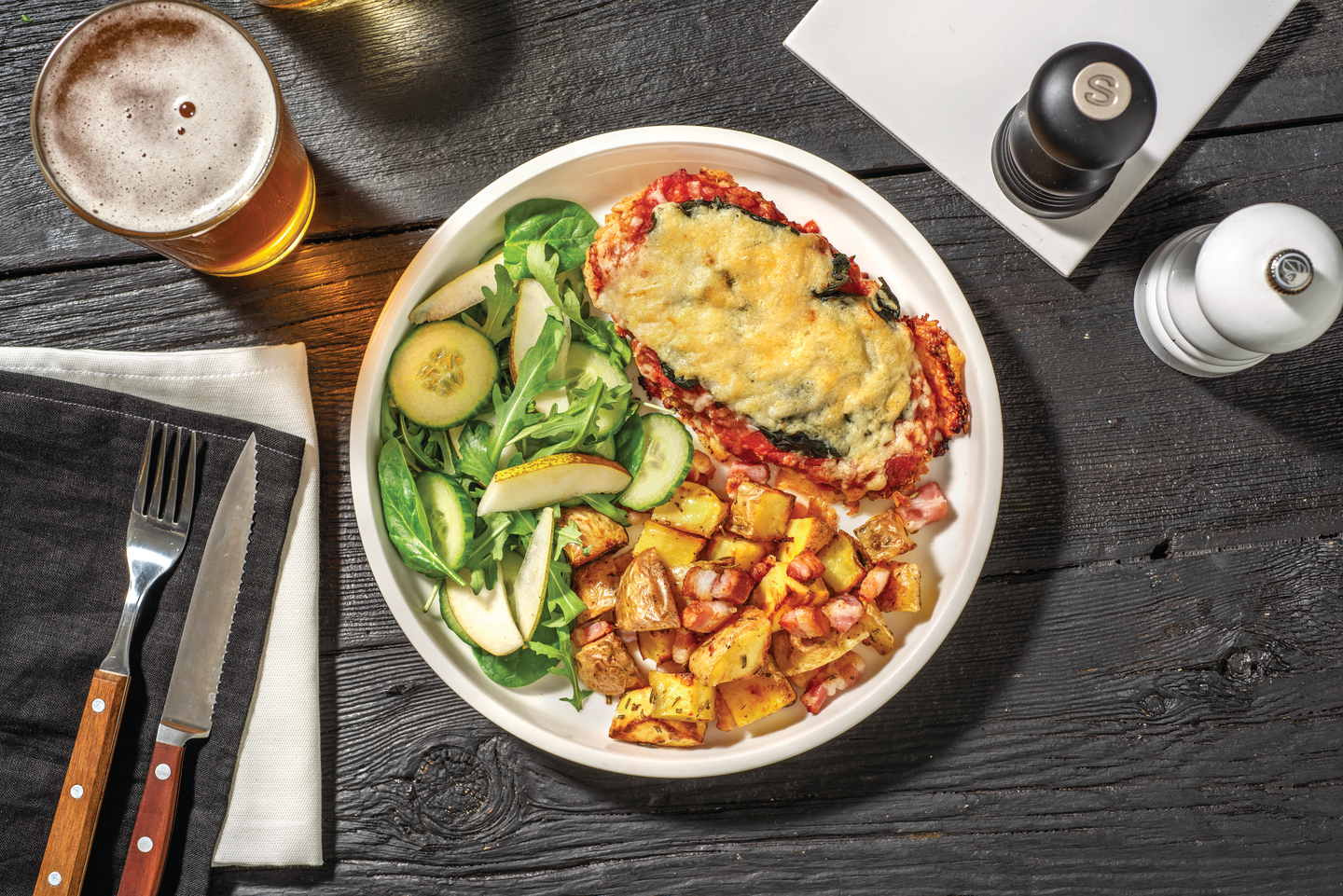 Cheesy Aussie Chicken Parmigiana