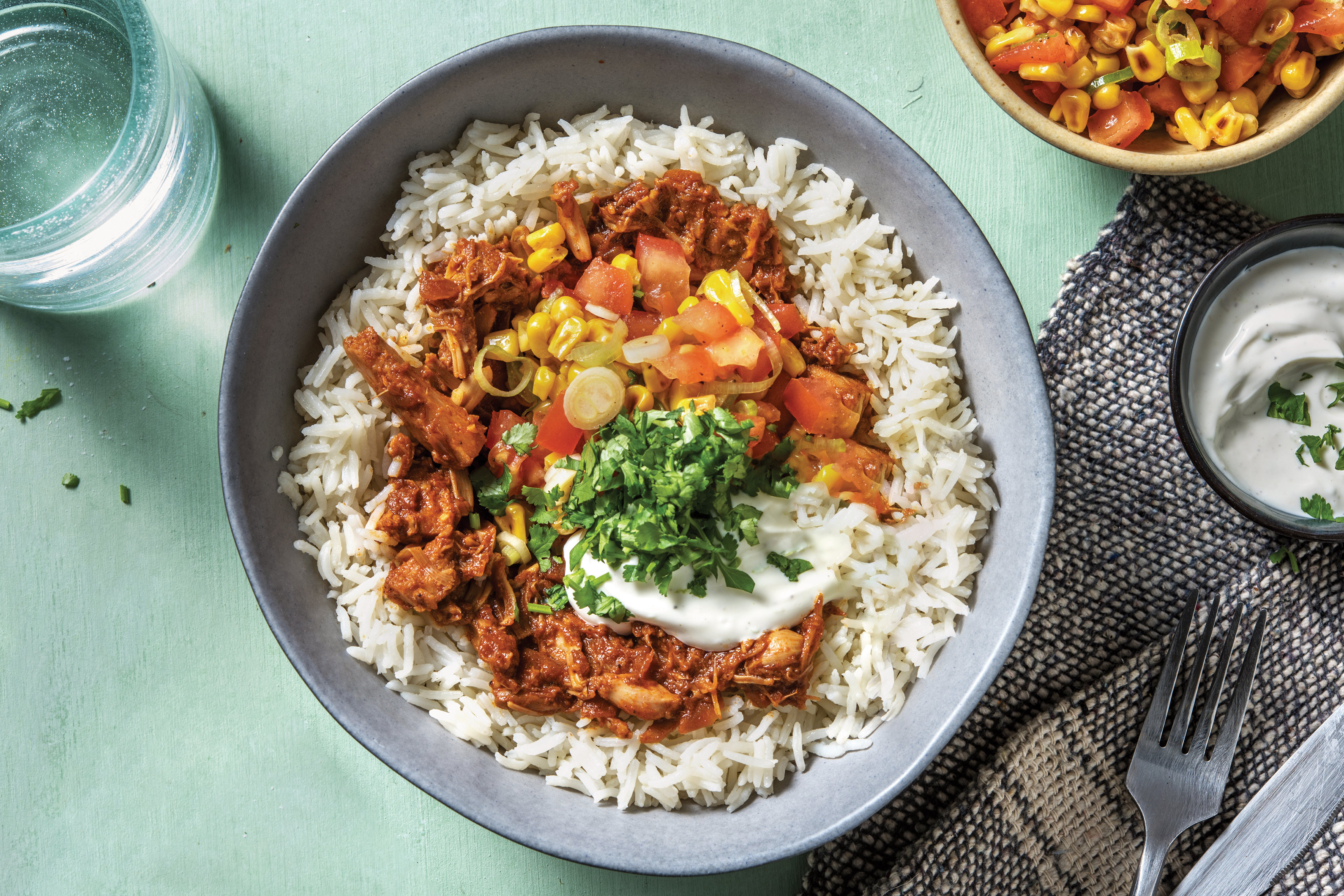 Pulled Jackfruit Burrito Bowl