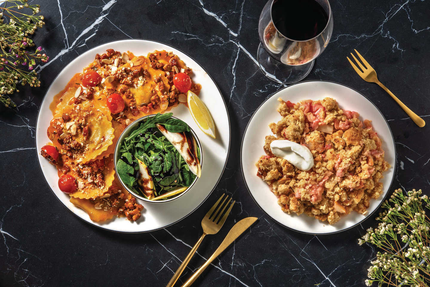 Pumpkin Ravioli & Chorizo Cream Sauce for Dinner