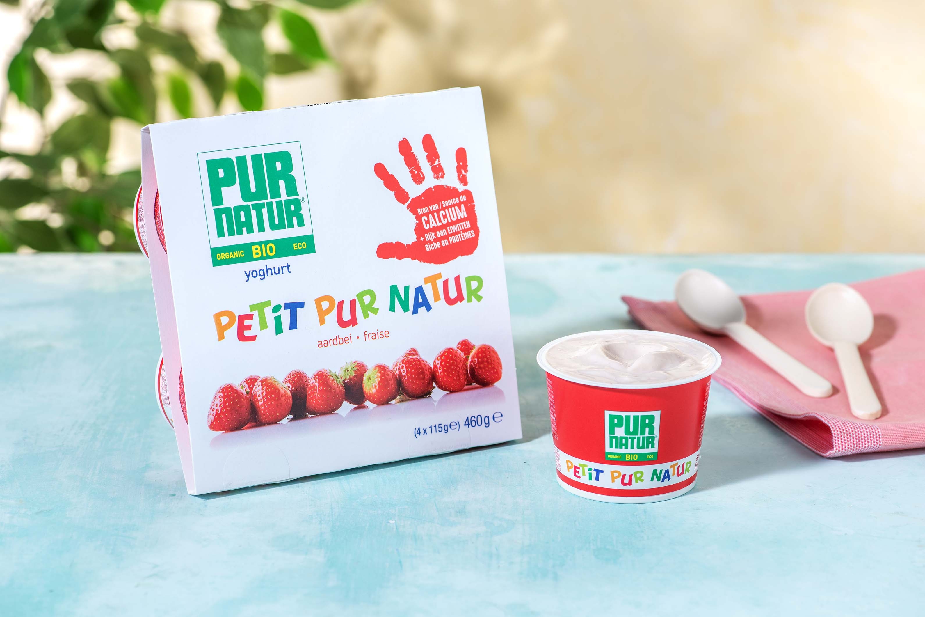 Pur natur - Yaourt fraise pour enfants