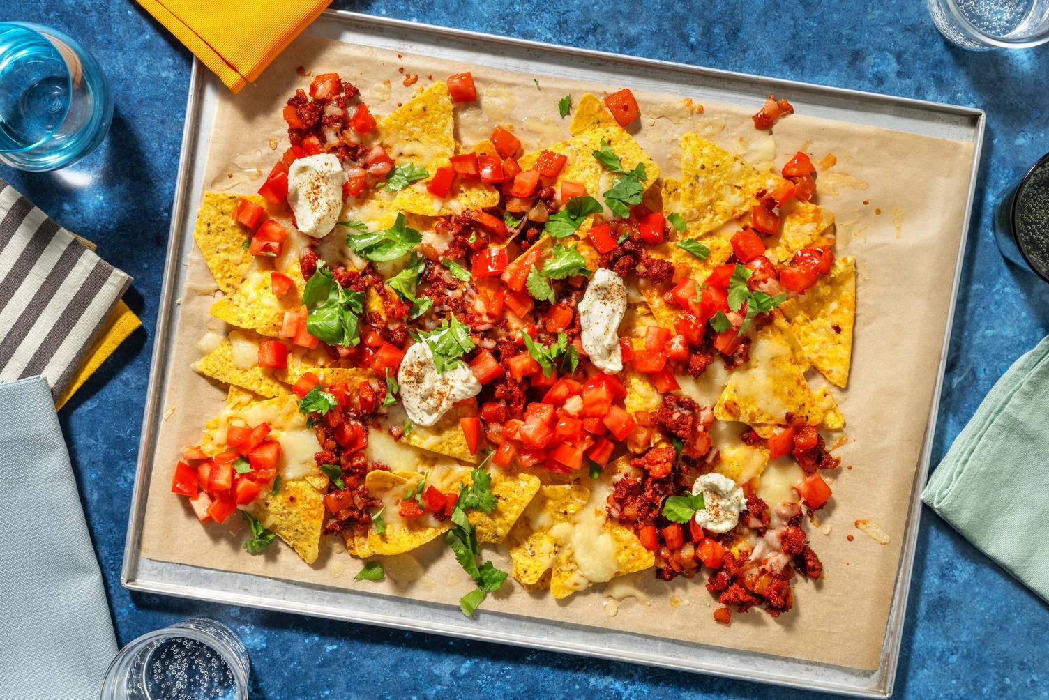 Queso Fundido-Style Nachos as an extra