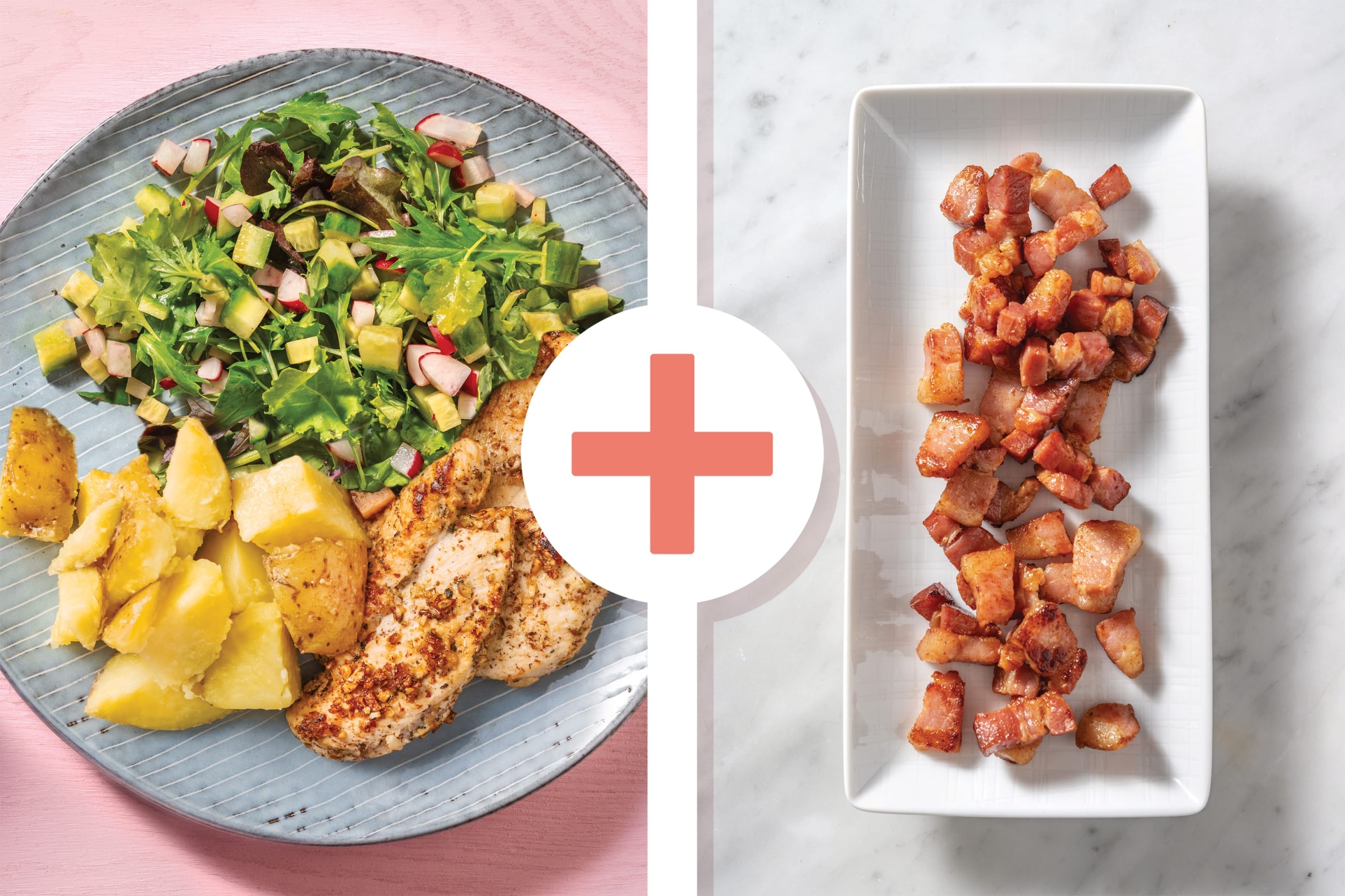 Cheesy-Top Chicken & Bacon