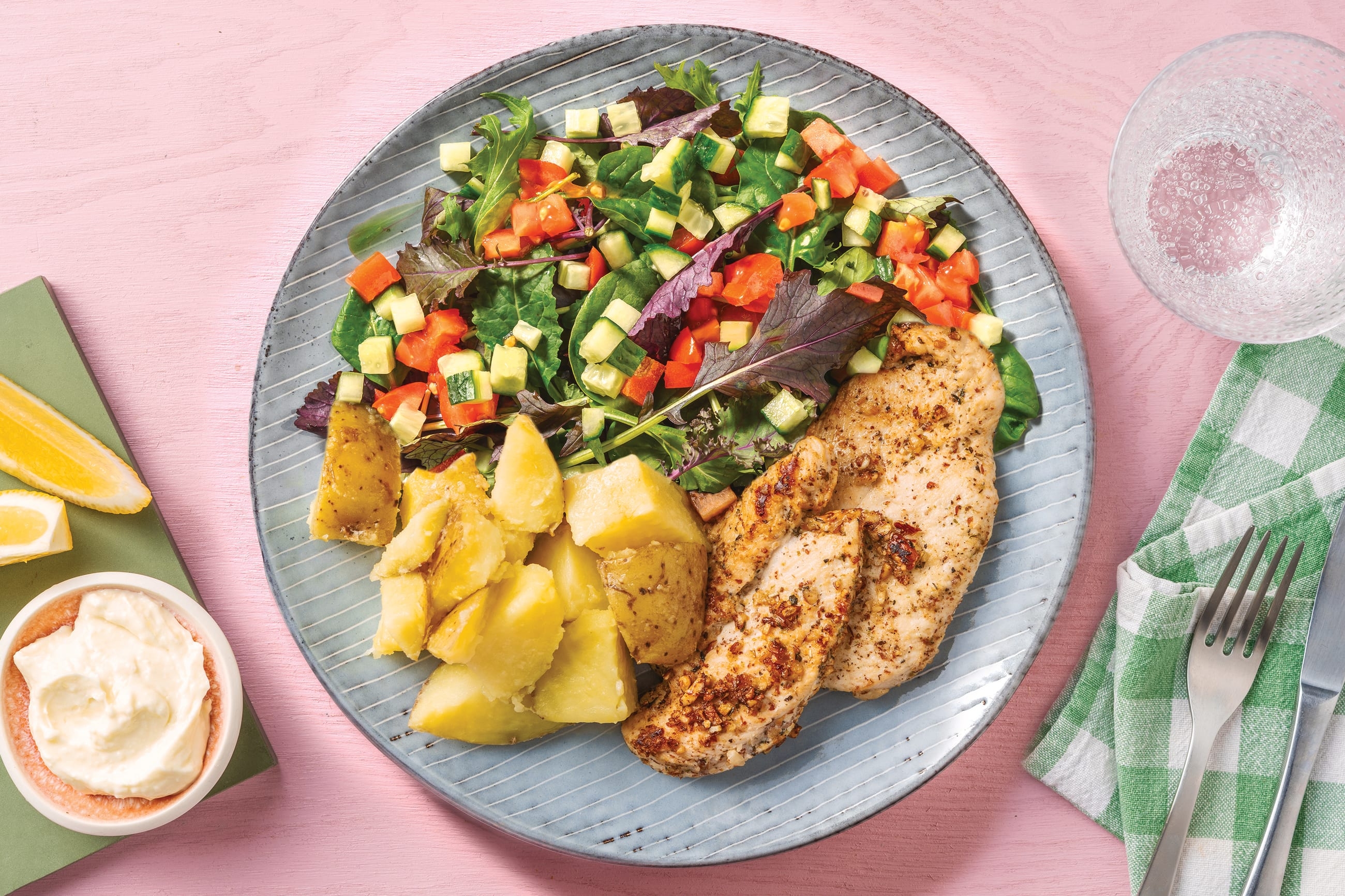 Cheesy-Top Double Chicken