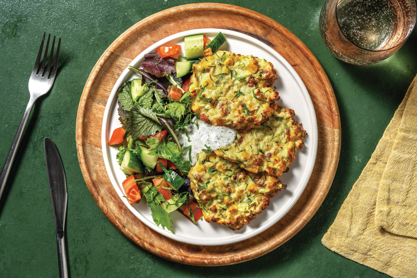 Quick Baked Bacon & Parmesan Fritters