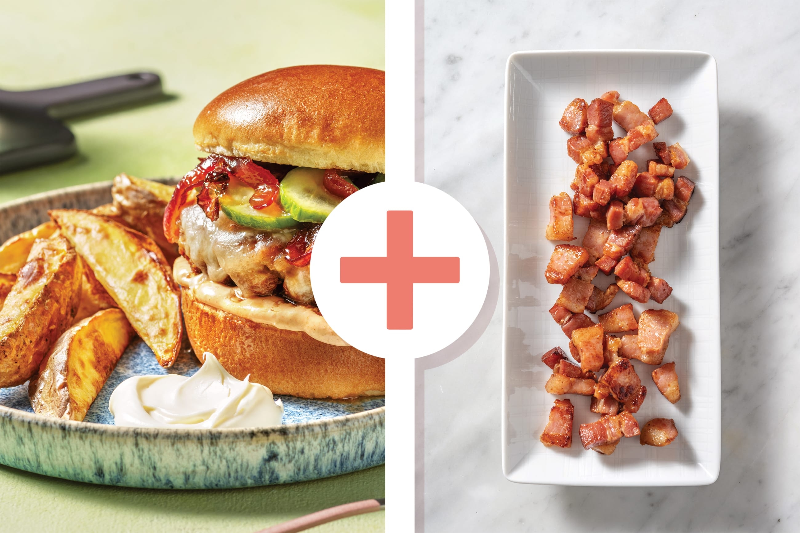 Supreme Beef-Bacon Cheeseburger 