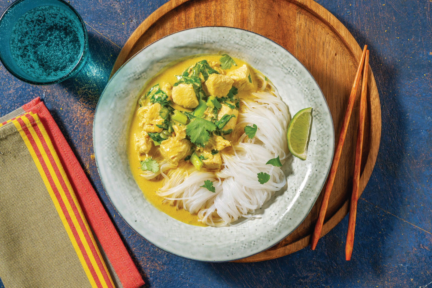Quick Chicken & Vermicelli Laksa