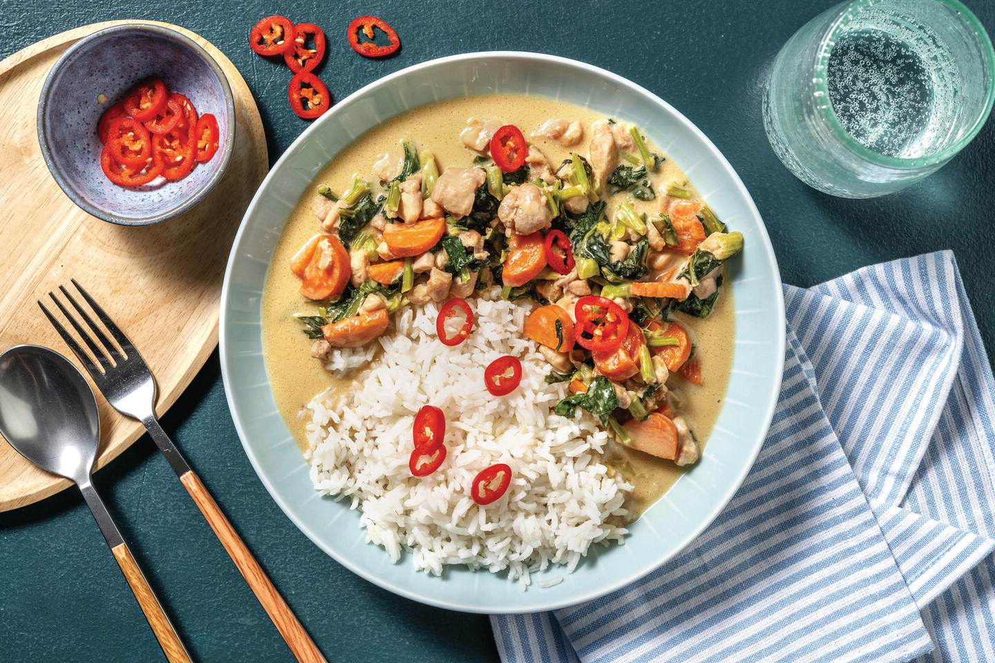 Quick Coconut-Lemongrass Chicken