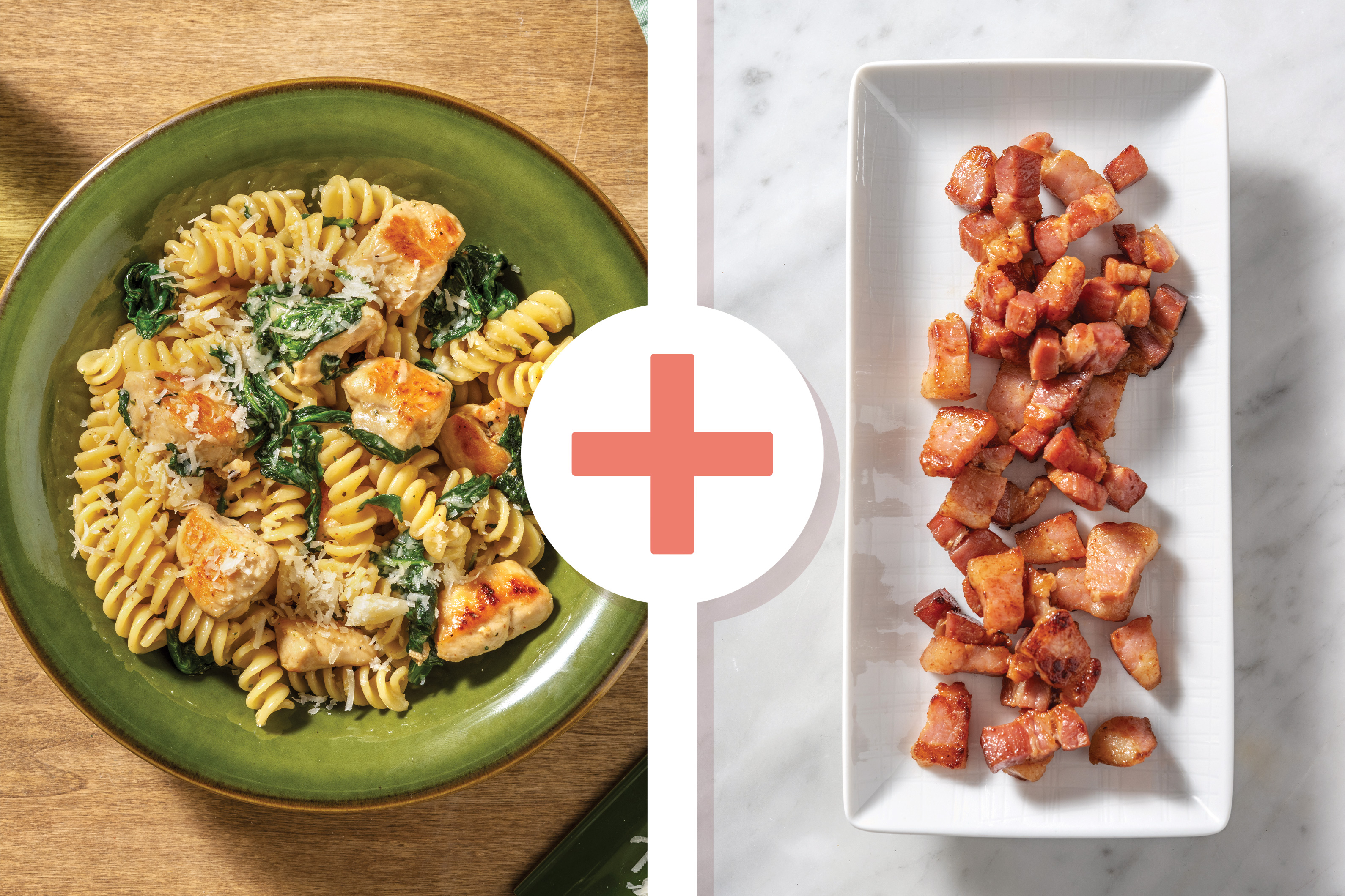 Creamy Chicken & Bacon Fusilli