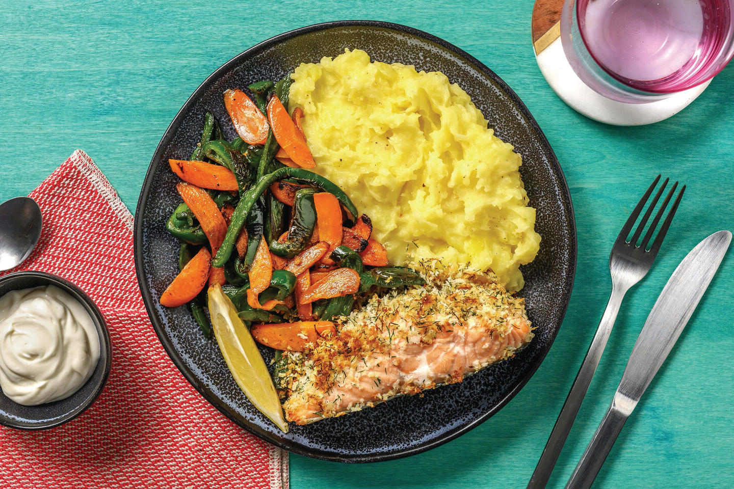 Quick Dill-Crusted Salmon