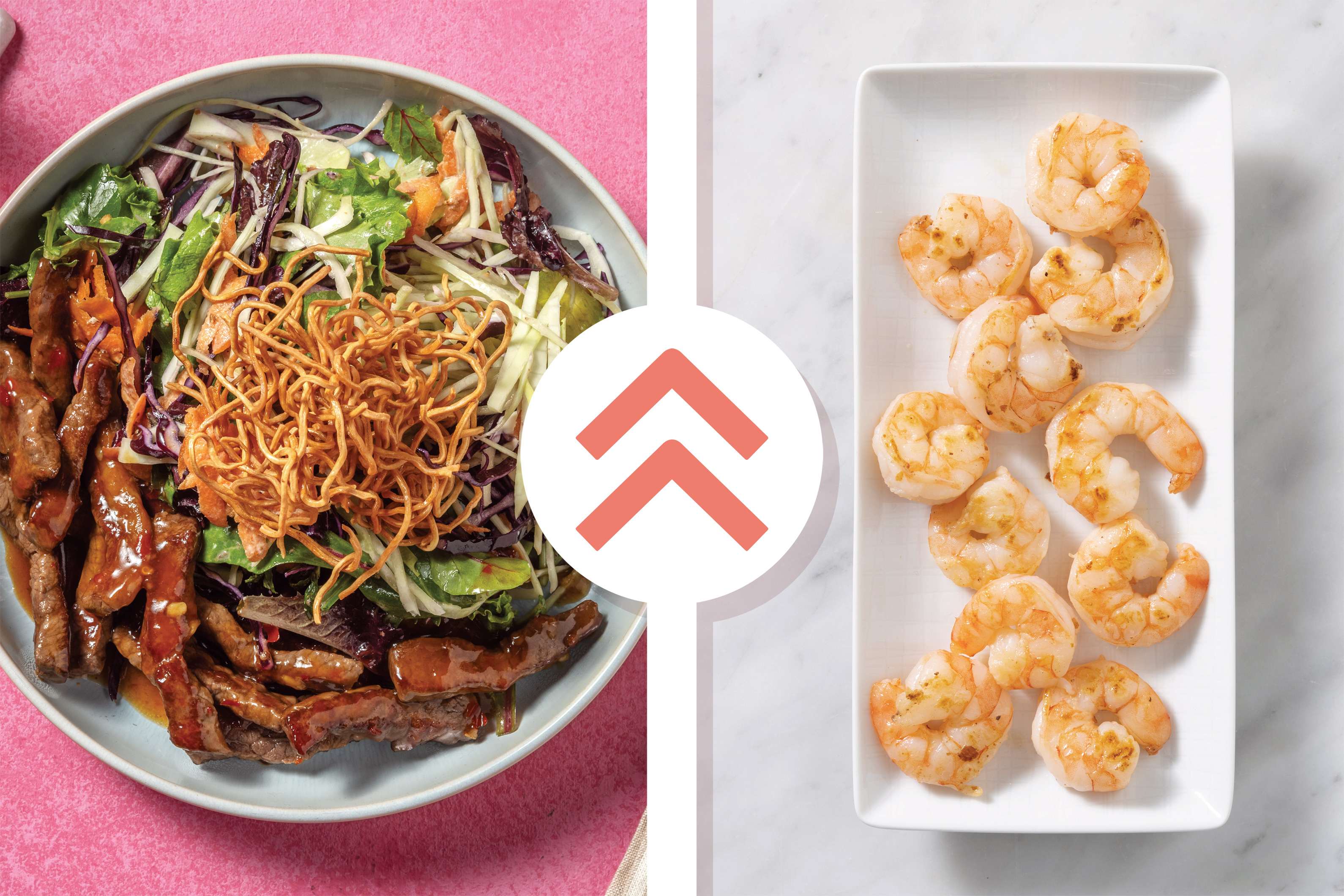 Quick Asian-Style Prawns & Rainbow Slaw