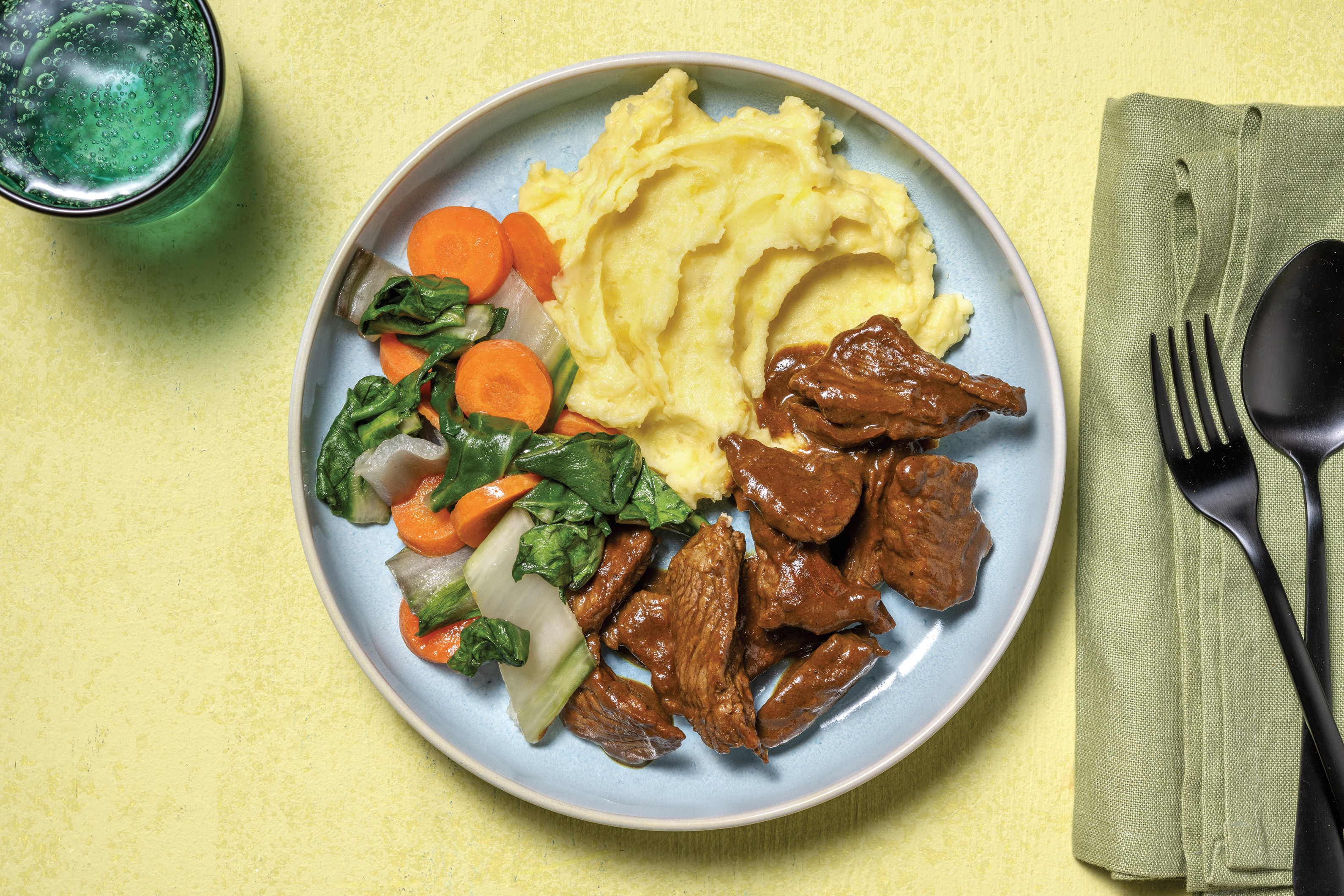 Indian-Style Creamy Beef Strips